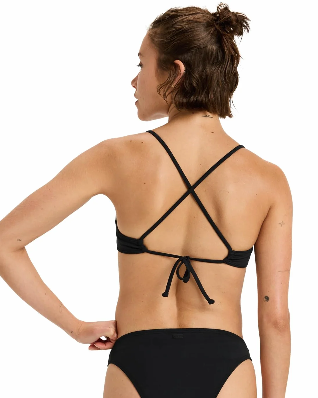 Roxy Dwuczęściowy top BEACH CLASSICS BA ATHL TRI Young Womens Black M