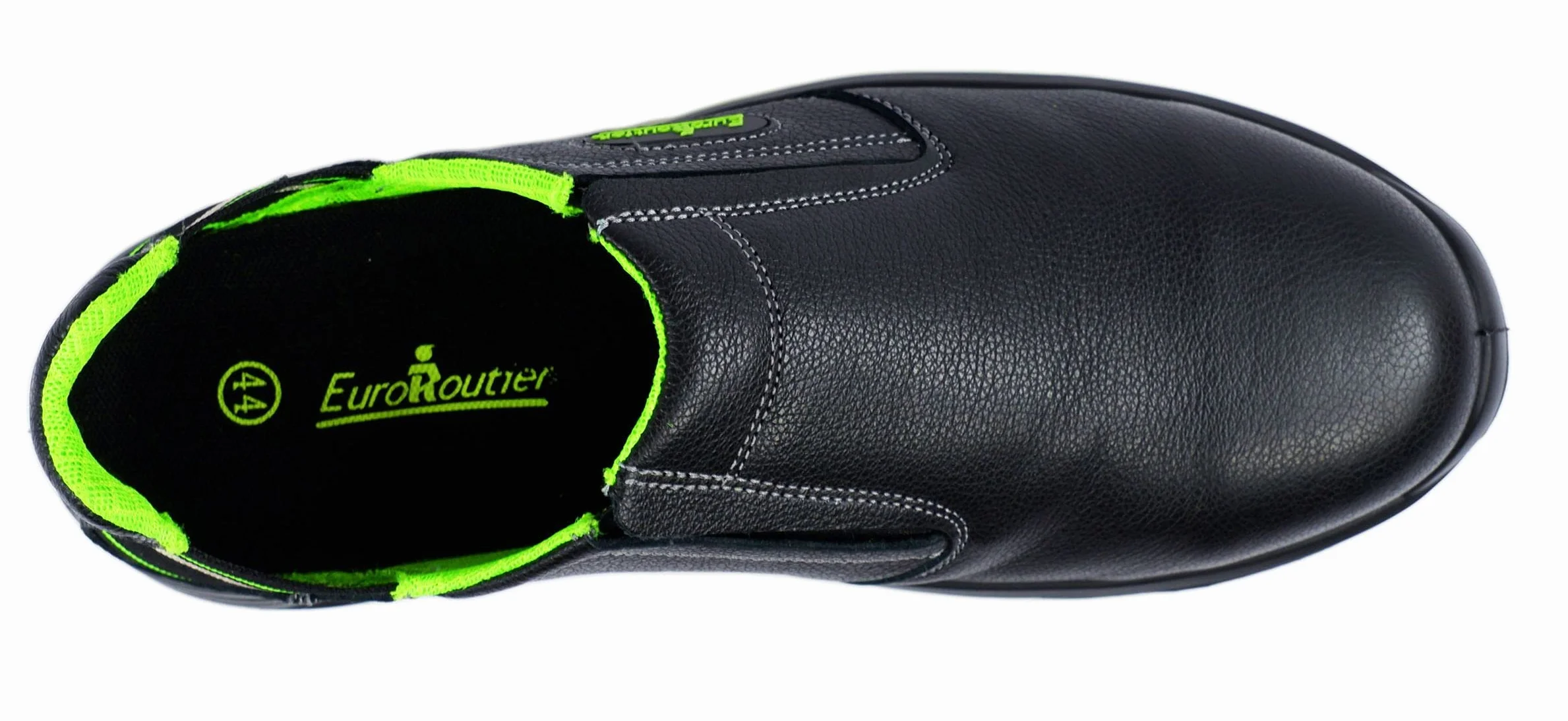 EuroRoutier Hybrid Nappa Black Prawdziwa Skóra, Kapcie, Obuwie Ochronne Z Certyfikatem S1P-SRC