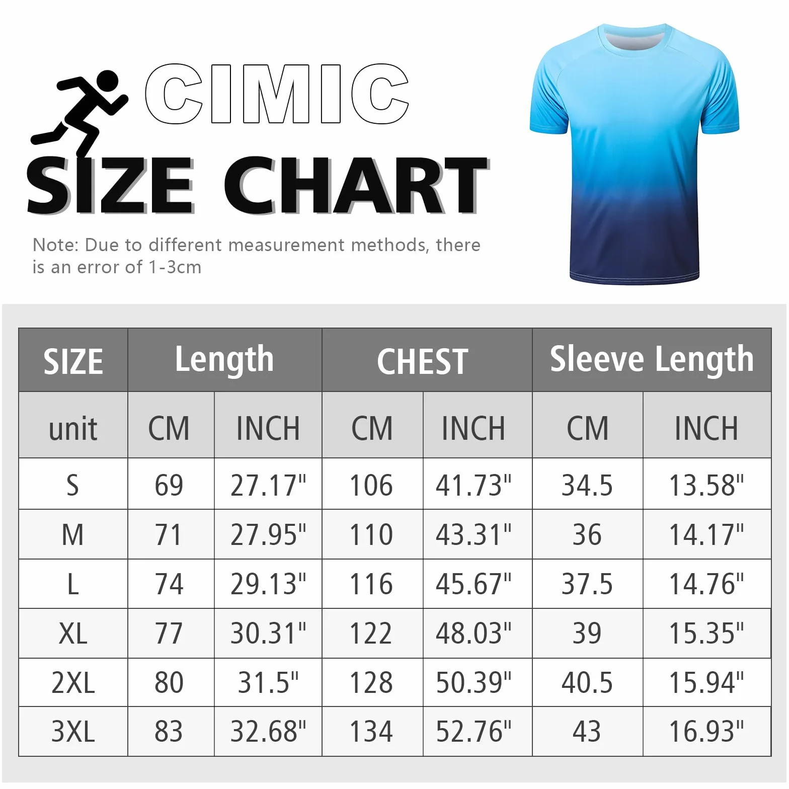 Cimic 3-pak Rashguard UV Koszula męska UPF 50+ UV Swim Tshirt Ochrona przed słońcem Oddychająca, szybkoschnąca, do surfowania na świeżym powietrzu do biegania