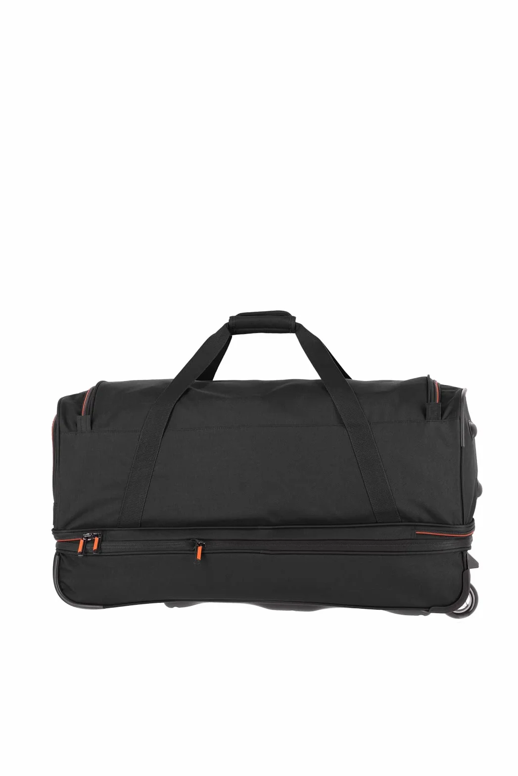 travelite Torba podróżna na wózek 2-kołowy rozmiar L ze składanym, seria bagażowa BASICS: miękka torba podróżna na bagaż z kółkami o dodatkowej pojemności, 70 cm, 98 litrów (z możliwością rozszerzenia do 119 litrów)