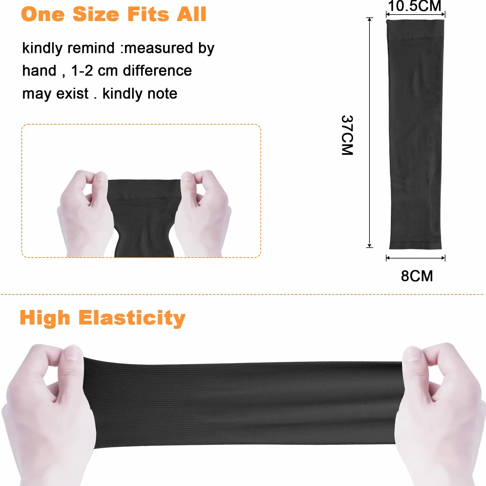 flintronic Ochrona przed promieniowaniem UV, rękawy na ramię anty-UV, bardzo elastyczne oddychające mankiety, sportowe rękawy uniseks, rękawy chłodzące lodem, UPF 50+