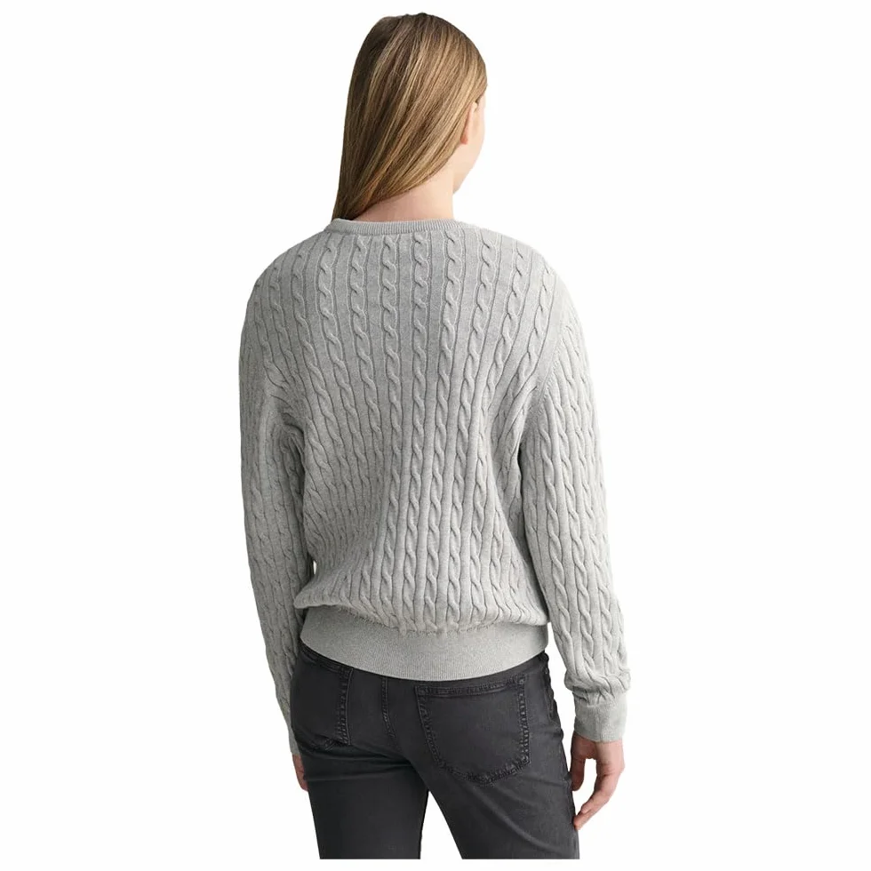 GANT Sweter pullover Dzieci i młodzież Shield Cotton Cable C-neck