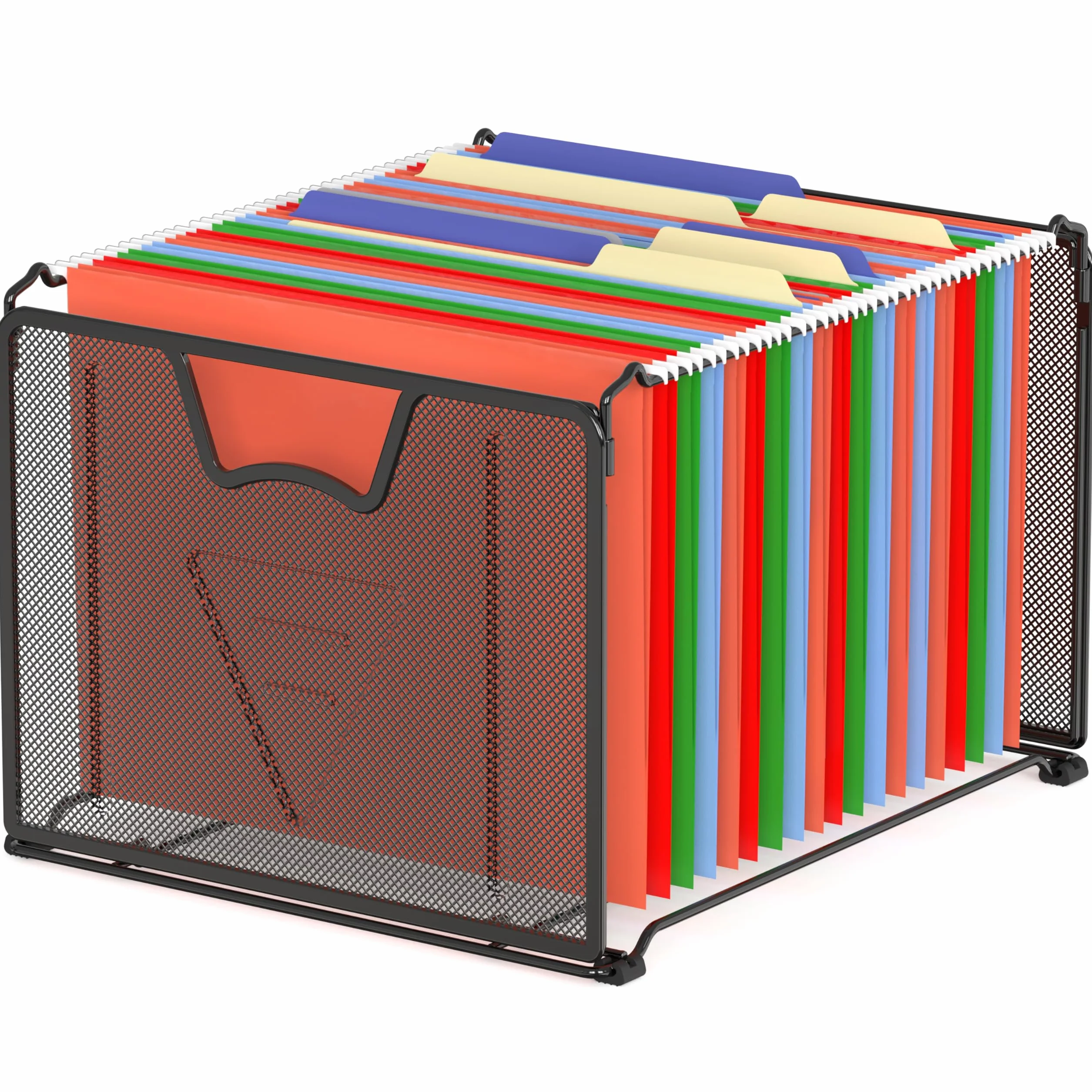Simple Houseware Wiszący organizer na dokumenty, czarny