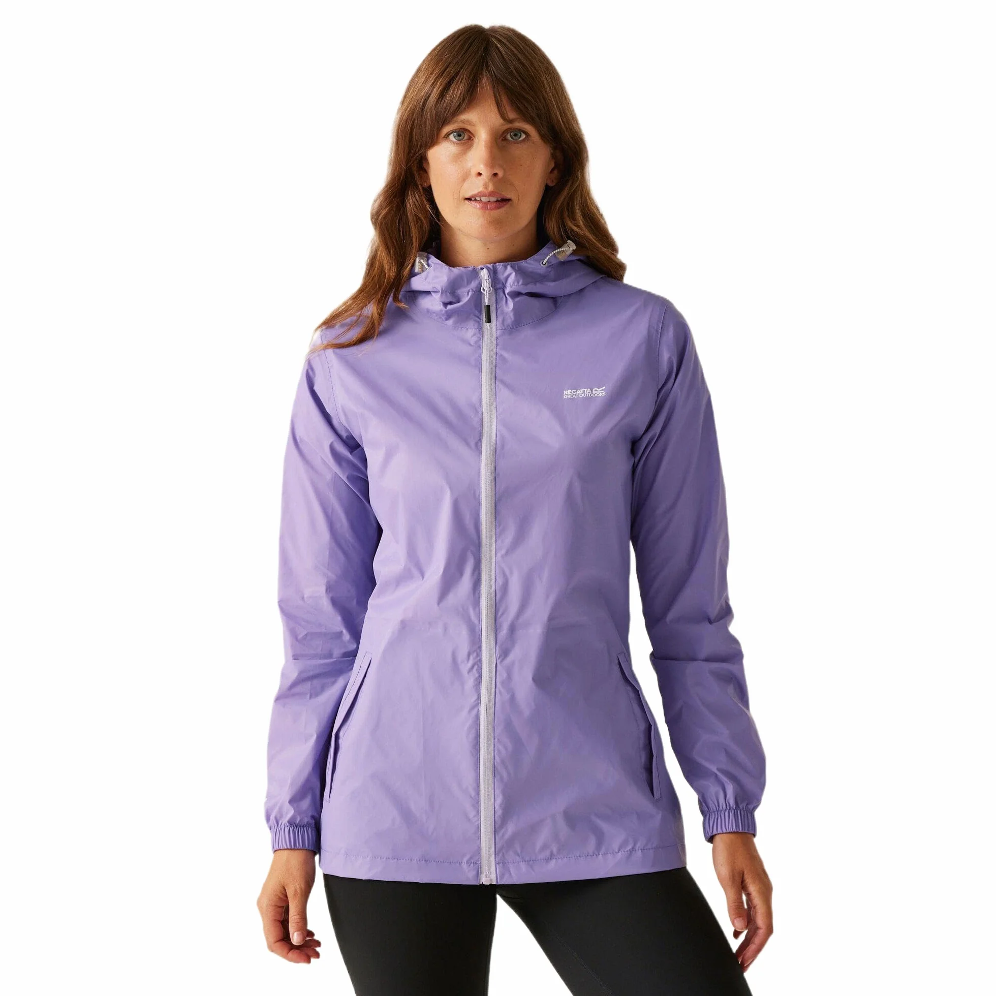 Regatta Kurtki wodoszczelne damski Pack-It III' Breathable Taped Seams Packable Hooded