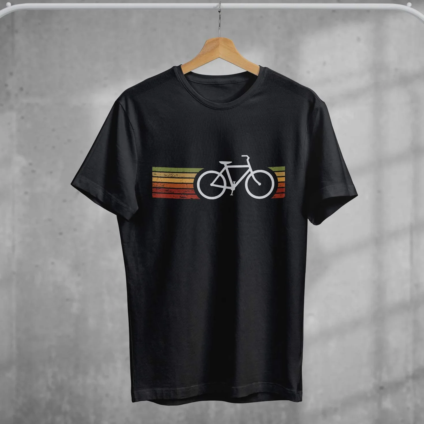 OM3® Retro Bicycle T-Shirt | Męski | Cycling Cyclist Biking Rowerzysta | S - 5XL