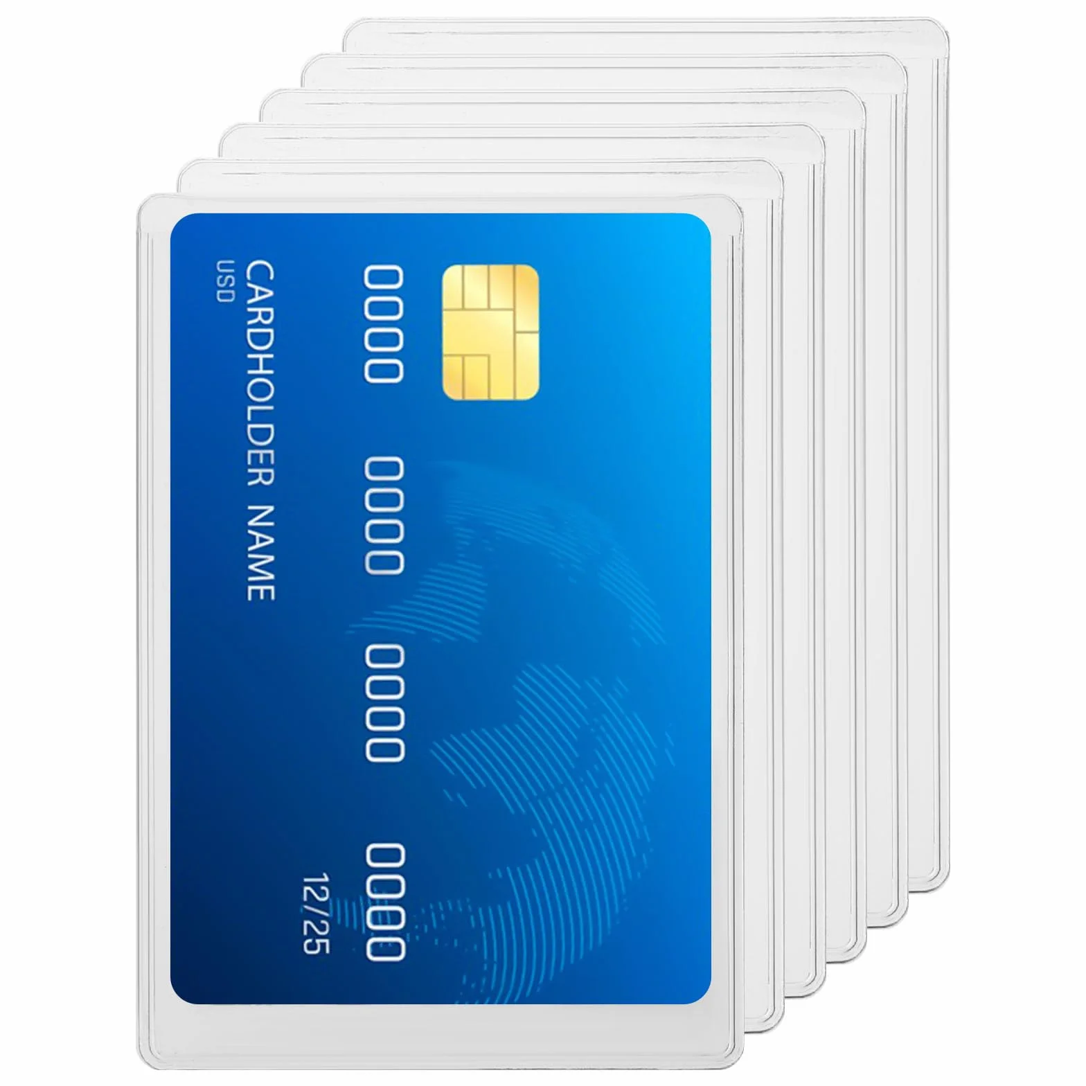 Bremorou Etui na karty kredytowe, 20 sztuk, etui ochronne na karty kredytowe, etui ochronne na karty bankowe, etui ochronne na dowód osobisty NFC etui ochronne na karty kredytowe