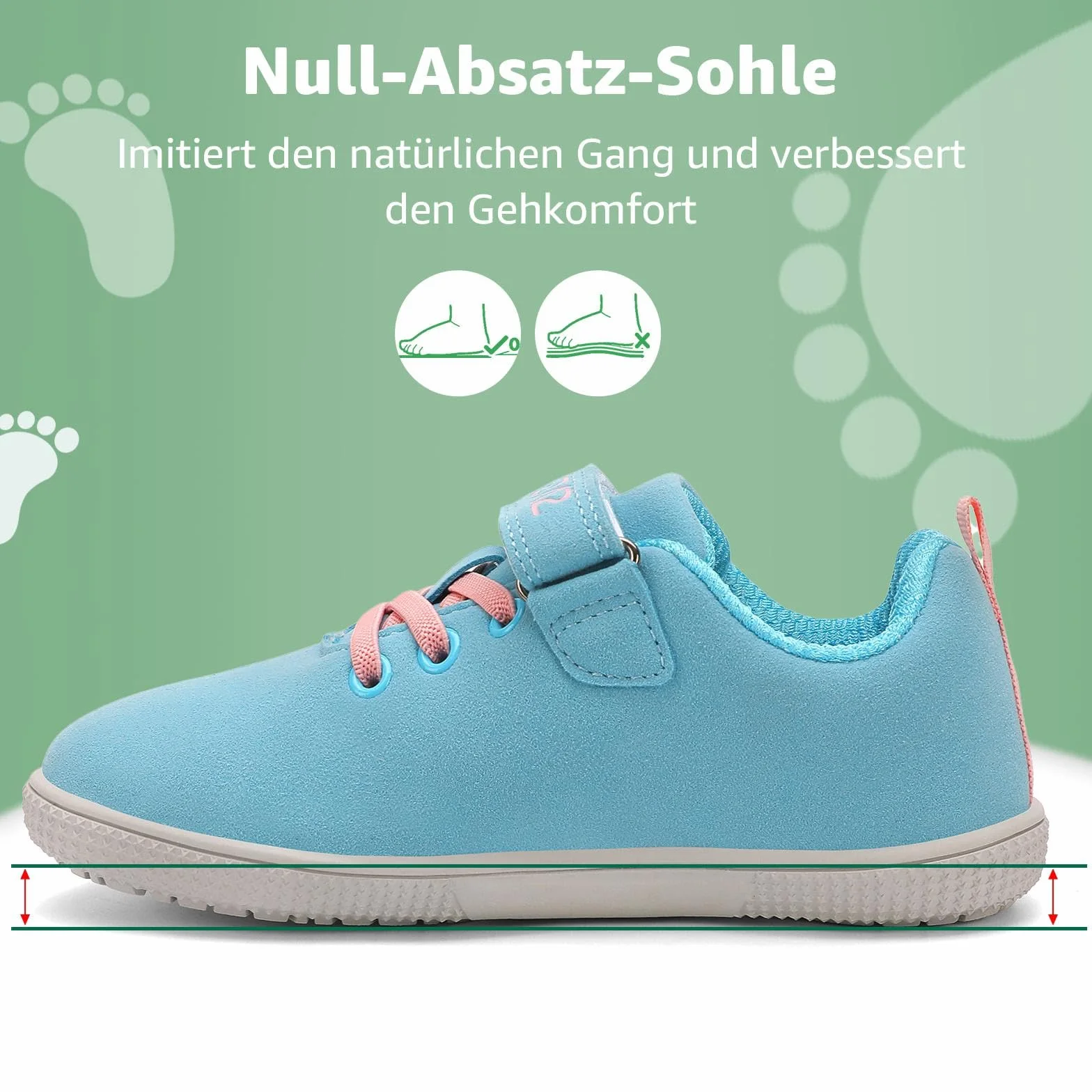 SAGUARO Buty do chodzenia boso dziecięce buty typu sneakers Outdoor szerokie buty halowe buty dziecięce rozm. 25-36