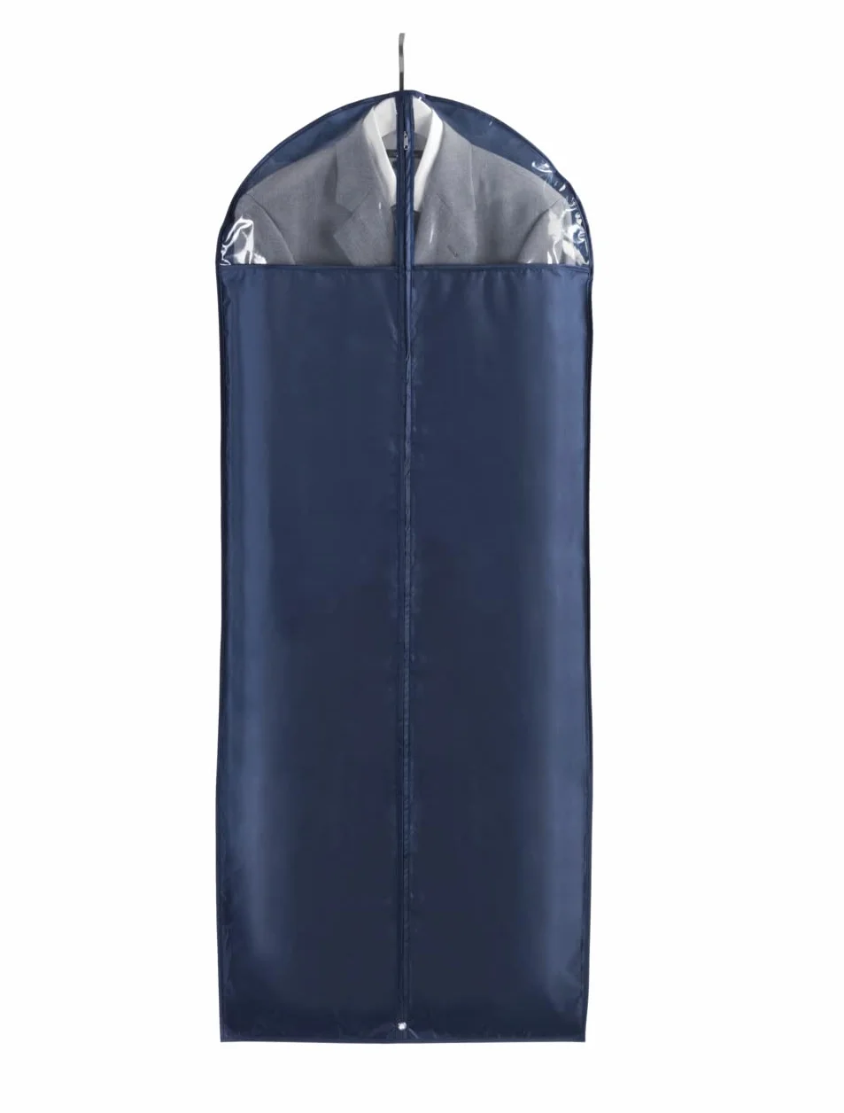 WENKO Pokrowiec na ubrania Business 150 x 60 cm – pokrowiec na ubrania, pewna ochrona, do przechowywania garniturów i sukienek, poliester, 60 x 150 cm, ciemnoniebieski