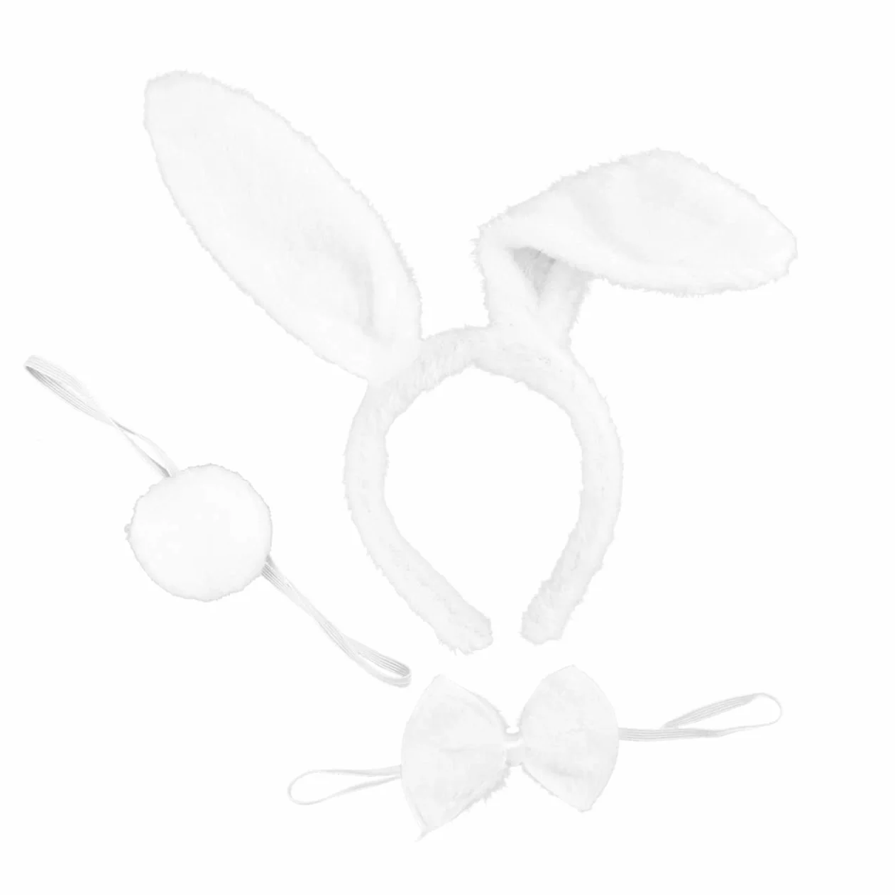 SHERCHPRY 4 Zestawy strój dla dziewczynek miejsce dla dzieci ubrania dla dziewczynek tiara Opaska na ucho króliczka Opaska na ucho królika cosplay zestaw ubrań rekwizyty do występów ustawić