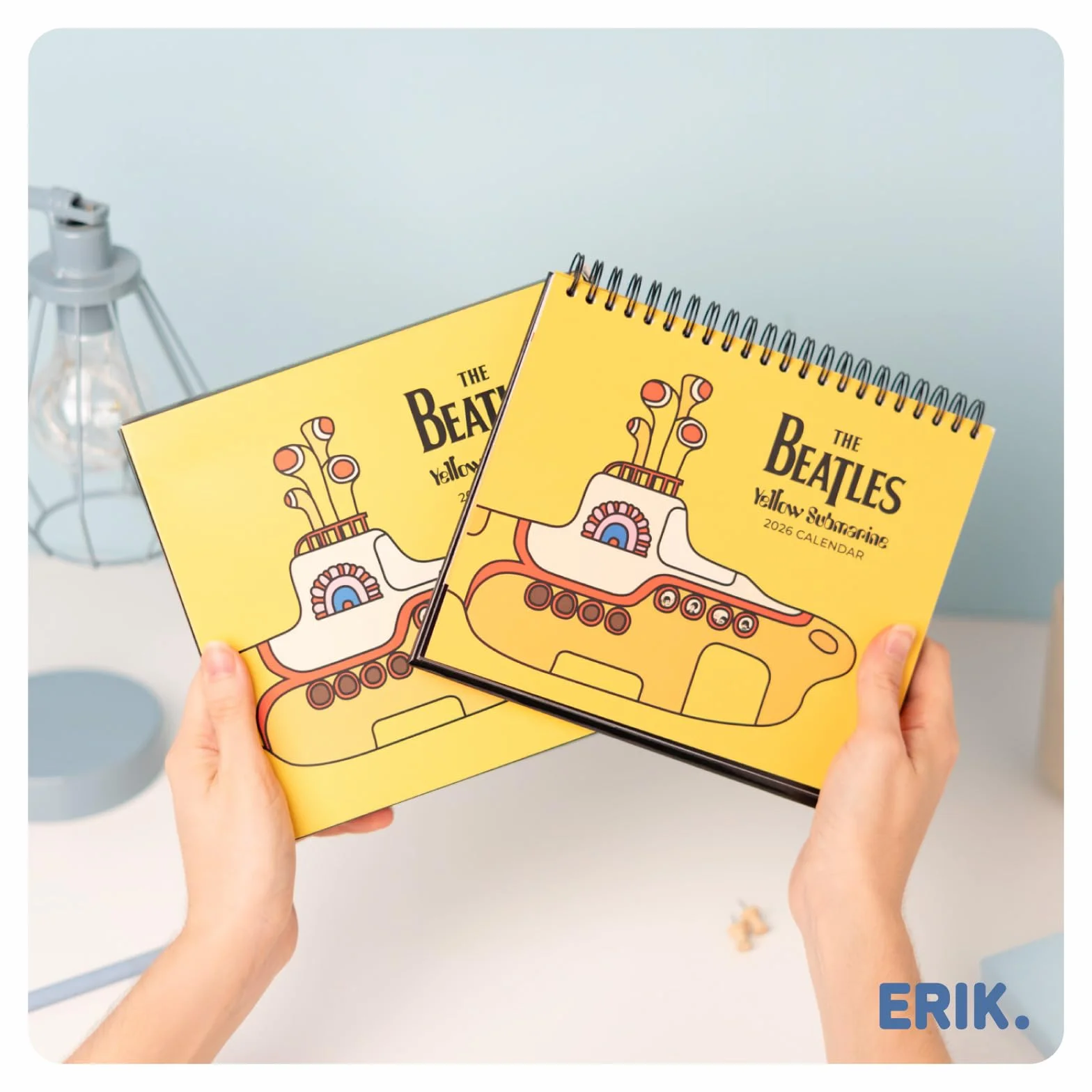 Grupo Erik Desk Calendar 2026 - The Beatles Calendar 2026 Month To View | Monthly Desk Planner, Desktop Gifts Under 10 Pounds | The Beatles Gifts For Friends