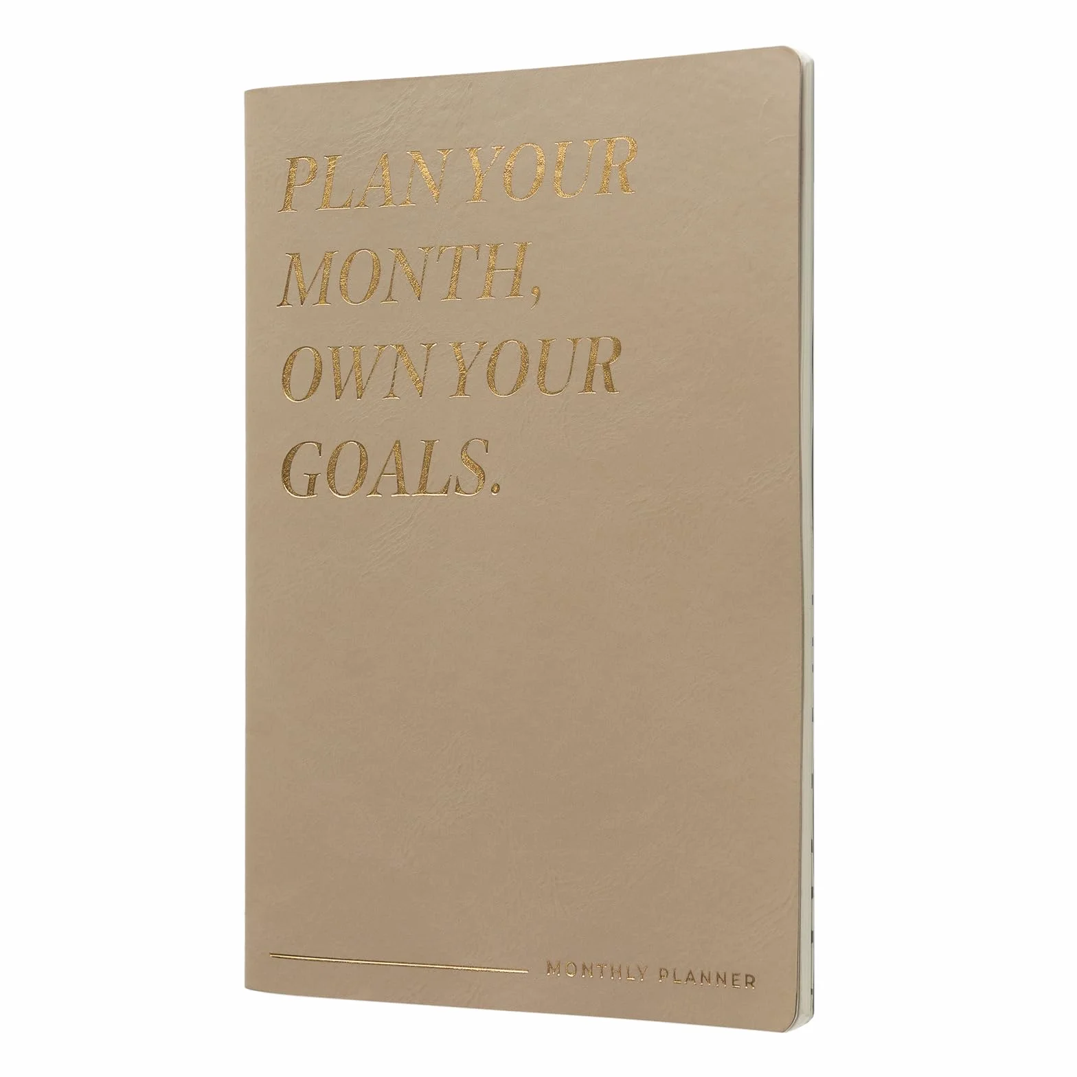 Kokonote Undated Planner - Chai Latte Monthly Planner With 24 Months & Notes | University Essentials, Work From Home Essentials, Work Diary, Perpetual Calendar Book