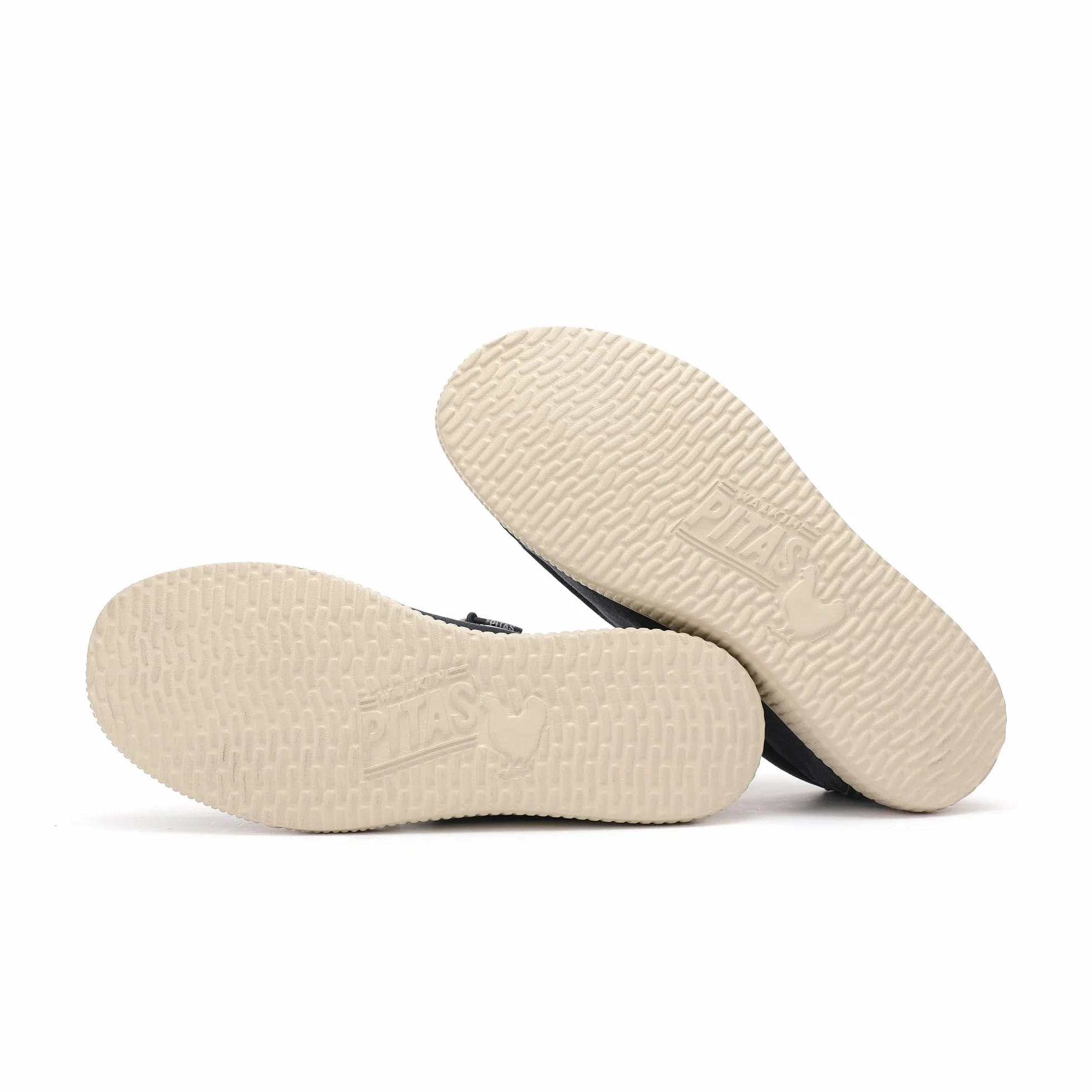 WALK IN PITAS | WP150 WALLABI Washed | Mokasyny męskie | żeglarstwo na co dzień | Buty z tkaniny | Buty bez sznurowadeł | Sportowe na co dzień | Buty Walkinpitas, Granatowy, 45 EU