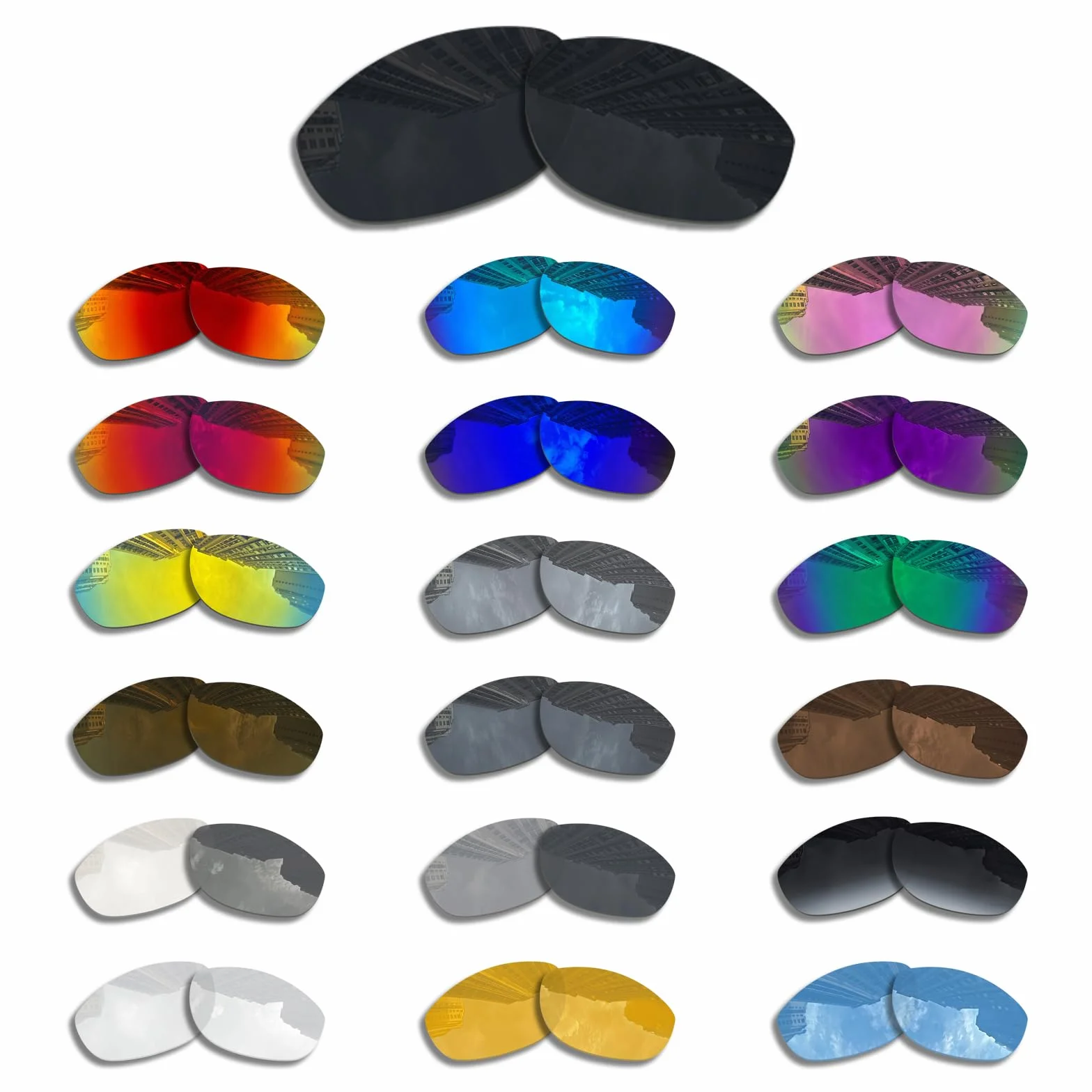 Wymienne soczewki do okularów przeciwsłonecznych Oakley Monster Dog / 1,5 mm polaryzowane/łatwe w montażu
