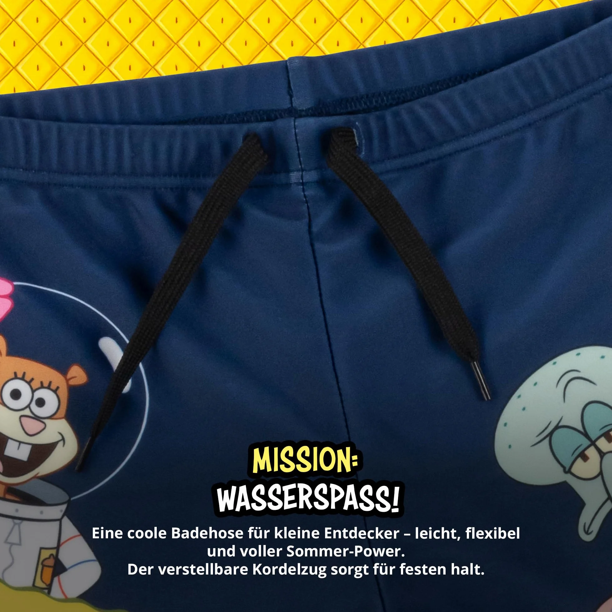 United Labels Spongebob kąpielówki dla chłopców, niebieskie, szorty kąpielowe dla dzieci, spodenki kąpielowe