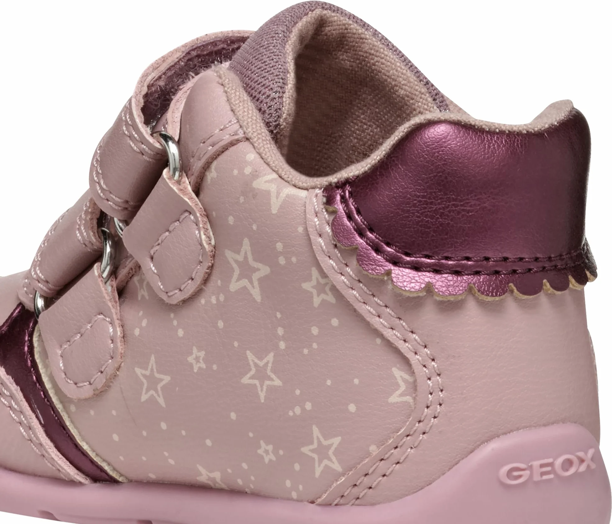 Geox B ELTHAN GIRL B - PIERWSZY KROK Niemowlęta - dziewczynki