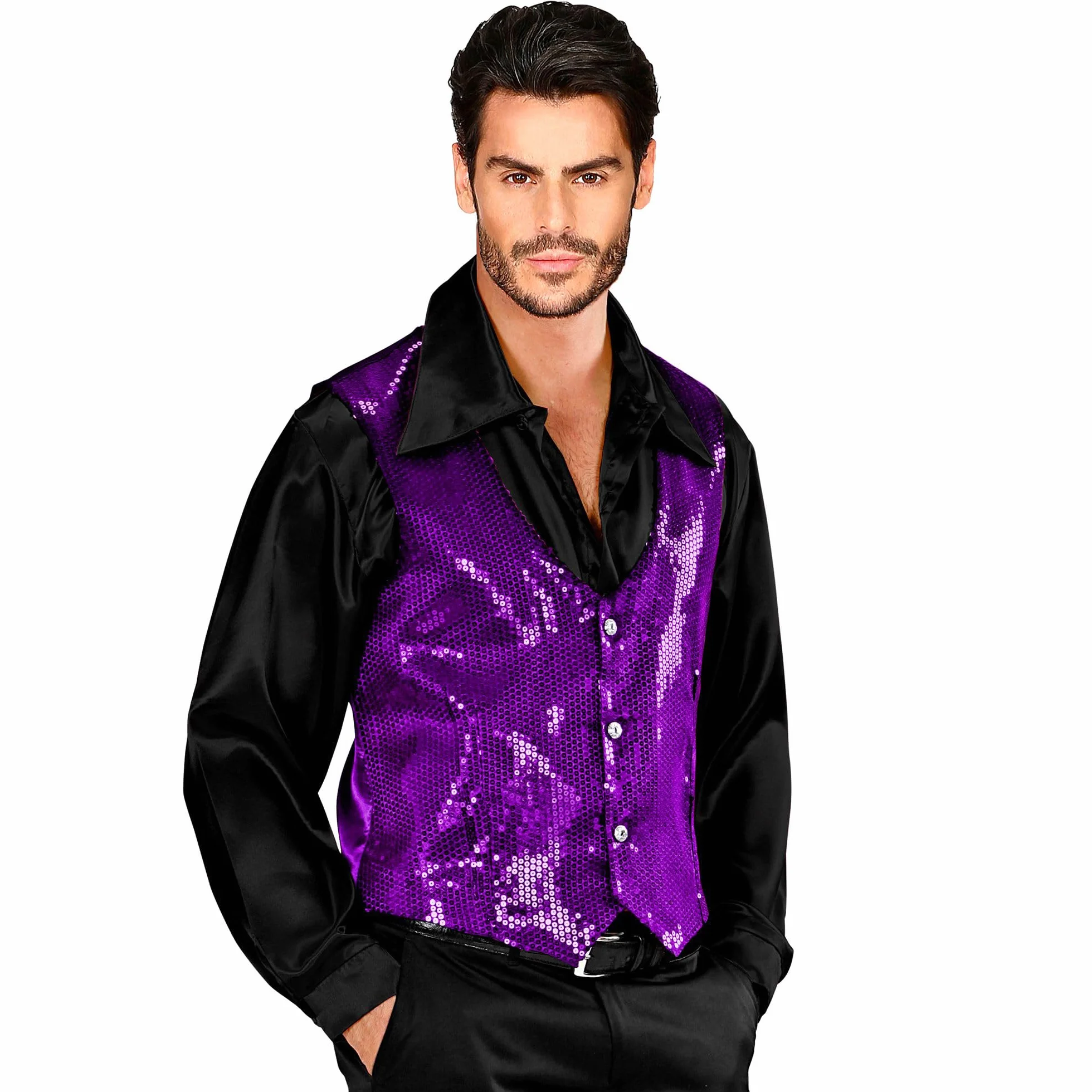 W WIDMANN MILANO Party Fashion - cekinowa kamizelka, showmani, kostiumy wizytowe