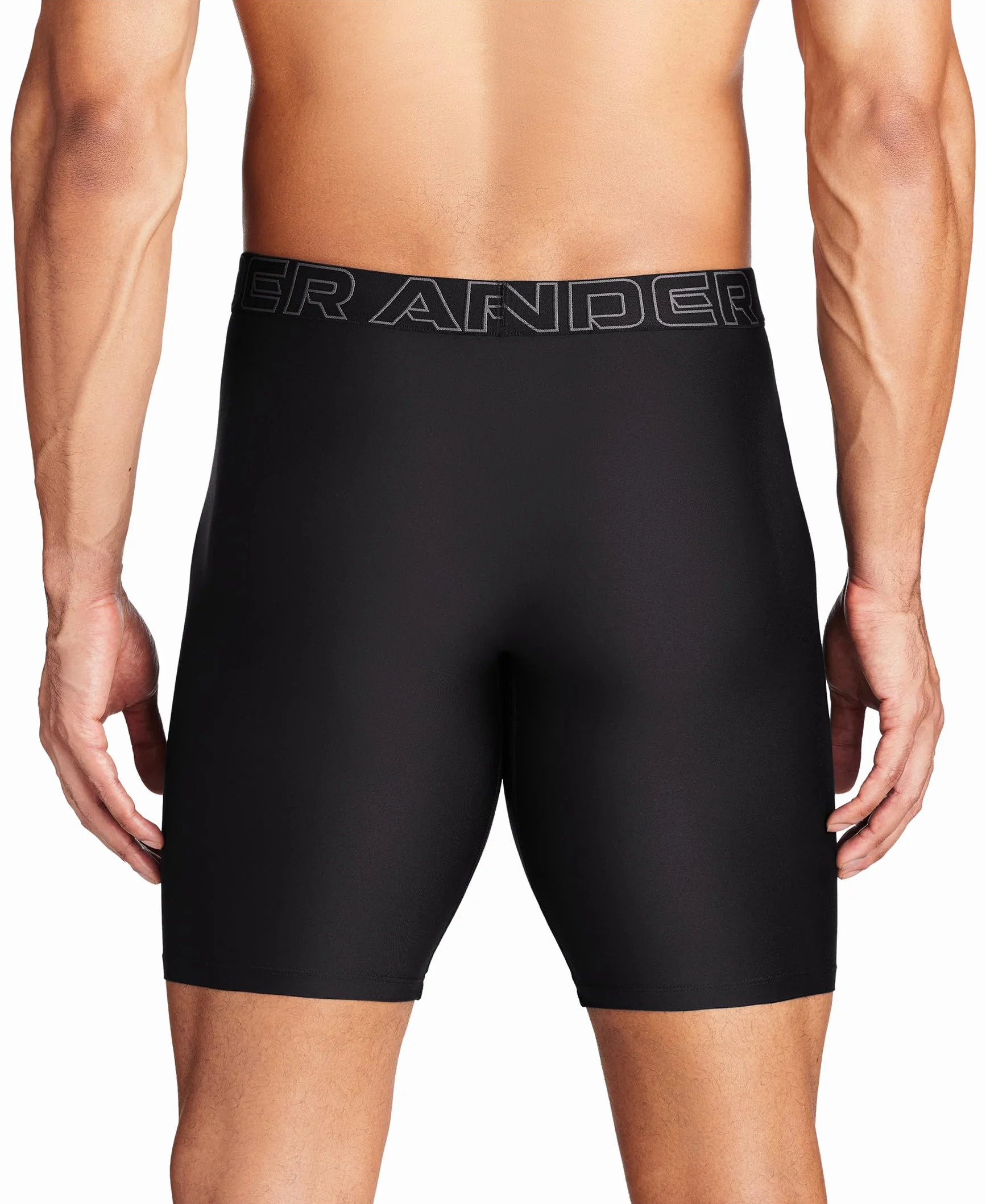 Under Armour Performance Tech Multi-Pack Męskie bokserki z długimi nogawkami, wewnętrzny szew 23 cm, całodzienny komfort, L