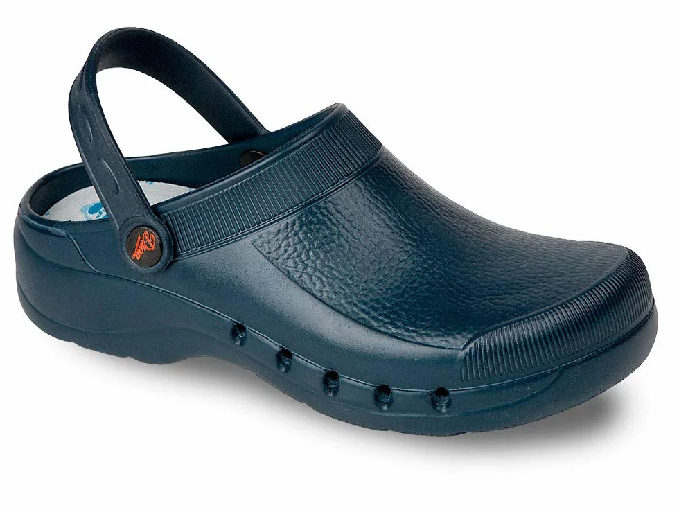 Dian Chodaki - ultralekkie, antybakteryjne, antypoślizgowe buty treningowe, idealne dla pracowników szpitala, służby zdrowia, kuchni i sprzątania, Eva Navy Blue, 43 EU