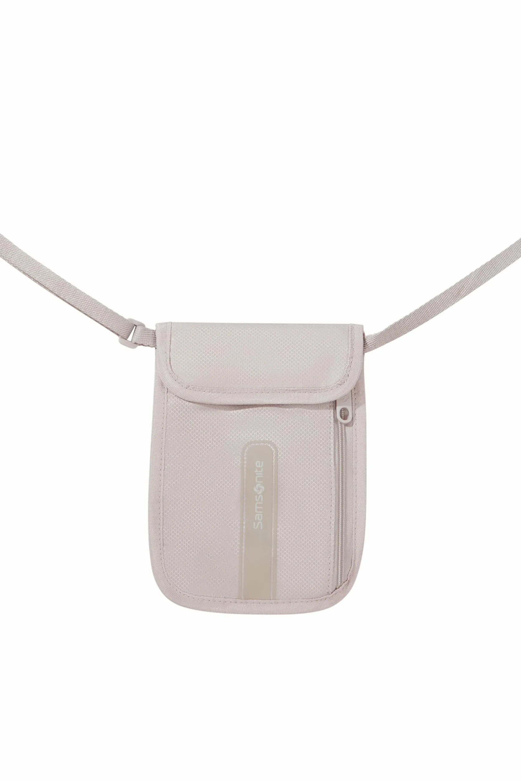 Samsonite TA Revolution – torba na klatkę piersiową RFID, bezpieczna i kompaktowa, przenośna pod ubraniem, podróżna torba na piersi na paszport, karty kredytowe i gotówkę, szara (Eclipse Grey)