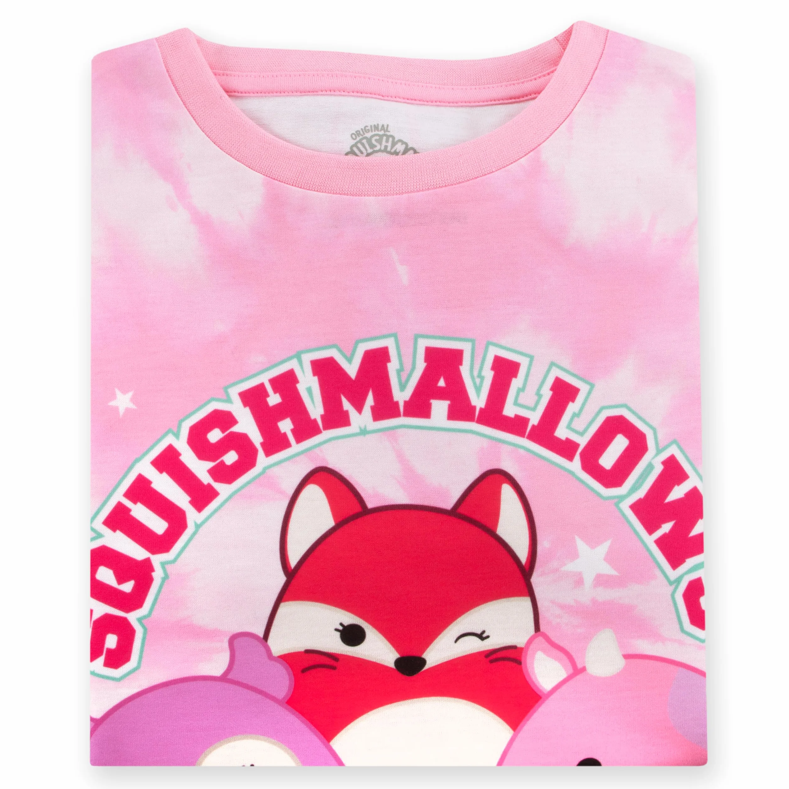 Squishmallows Piżama, Dziewczęca Koszula Nocna Tie-Dye, Squishmallow Koszula Nocna Ddla Dzieci, DziewCzęca Piżama W Stylu Tie-Dye