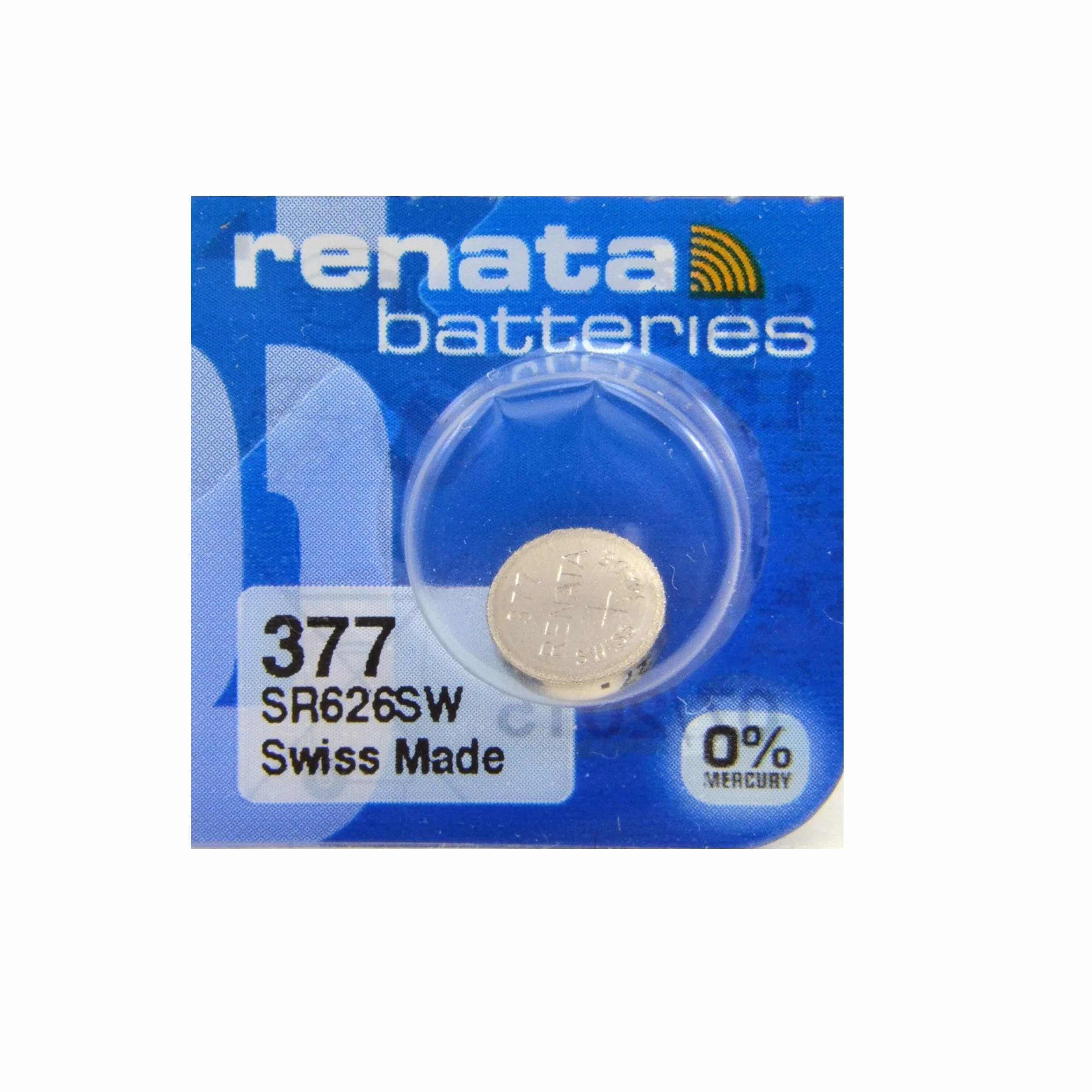 Renata 377 SR626SW: 1,55 V bateria tlenku srebra do zegarków