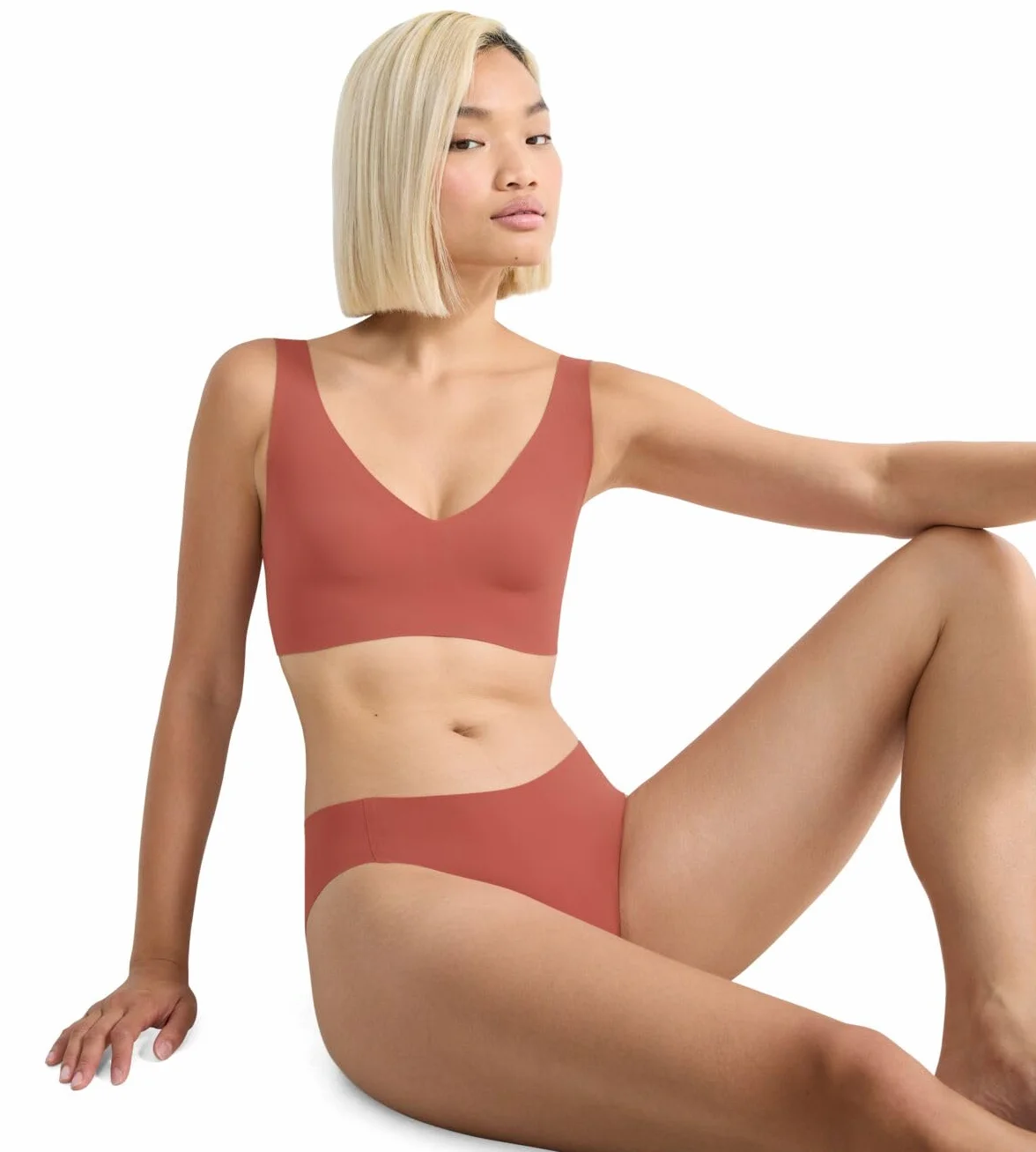 Sloggi Zero Feel 2.0 Bralette Candid Orange, Candid Orange, XS