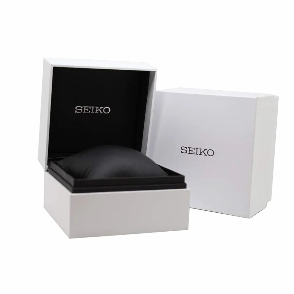 Seiko Męski zegarek analogowy z paskiem ze stali nierdzewnej
