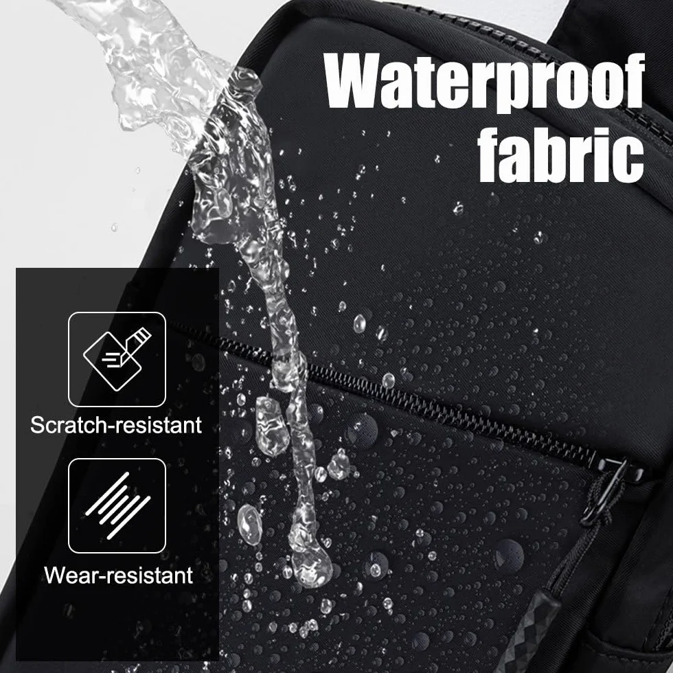 DONGKER Torba na ramię, wodoodporne torby crossbody z regulowanym paskiem, oddychająca dla kobiet i mężczyzn, wędrówki, kemping, jazda na rowerze, podróże, sporty na świeżym powietrzu