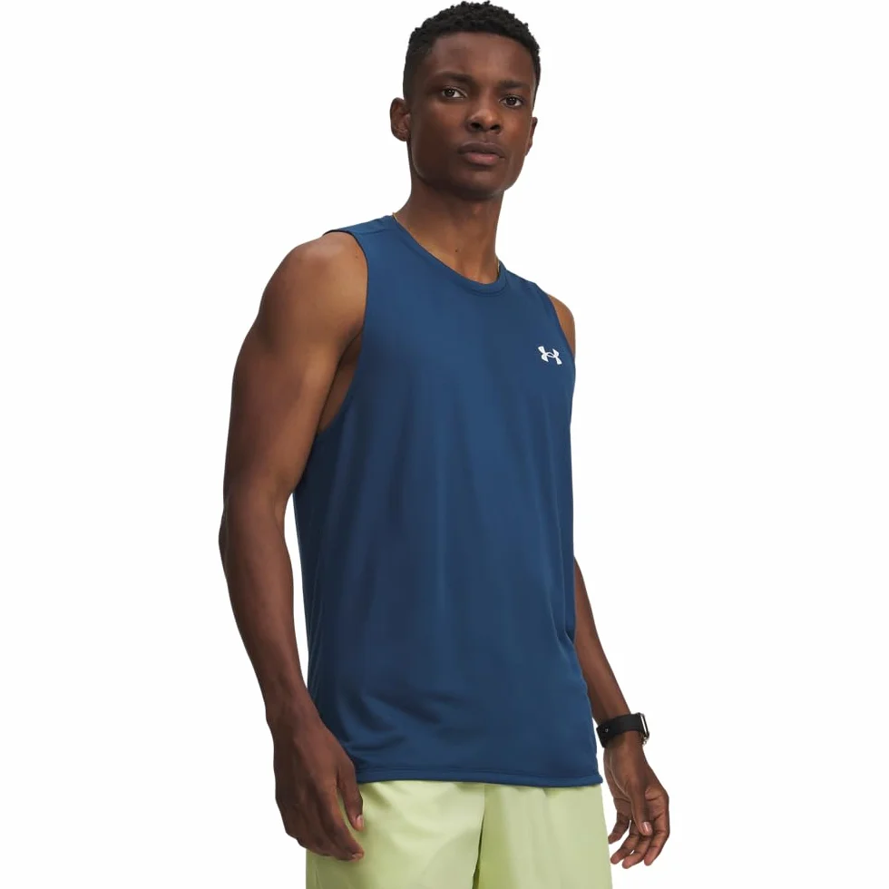 Under Armour UA Tech Tank - niebieski/biały - LG