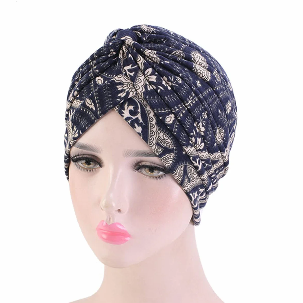 Luminary Einfarbiges Kopftuch für Frauen, Turban, Kopfbedeckung, Chemo-Beanie-Schal, Kopfbedeckung für Krebs, Chemo, Haarausfall, 15, Rozmiar uniwersalny
