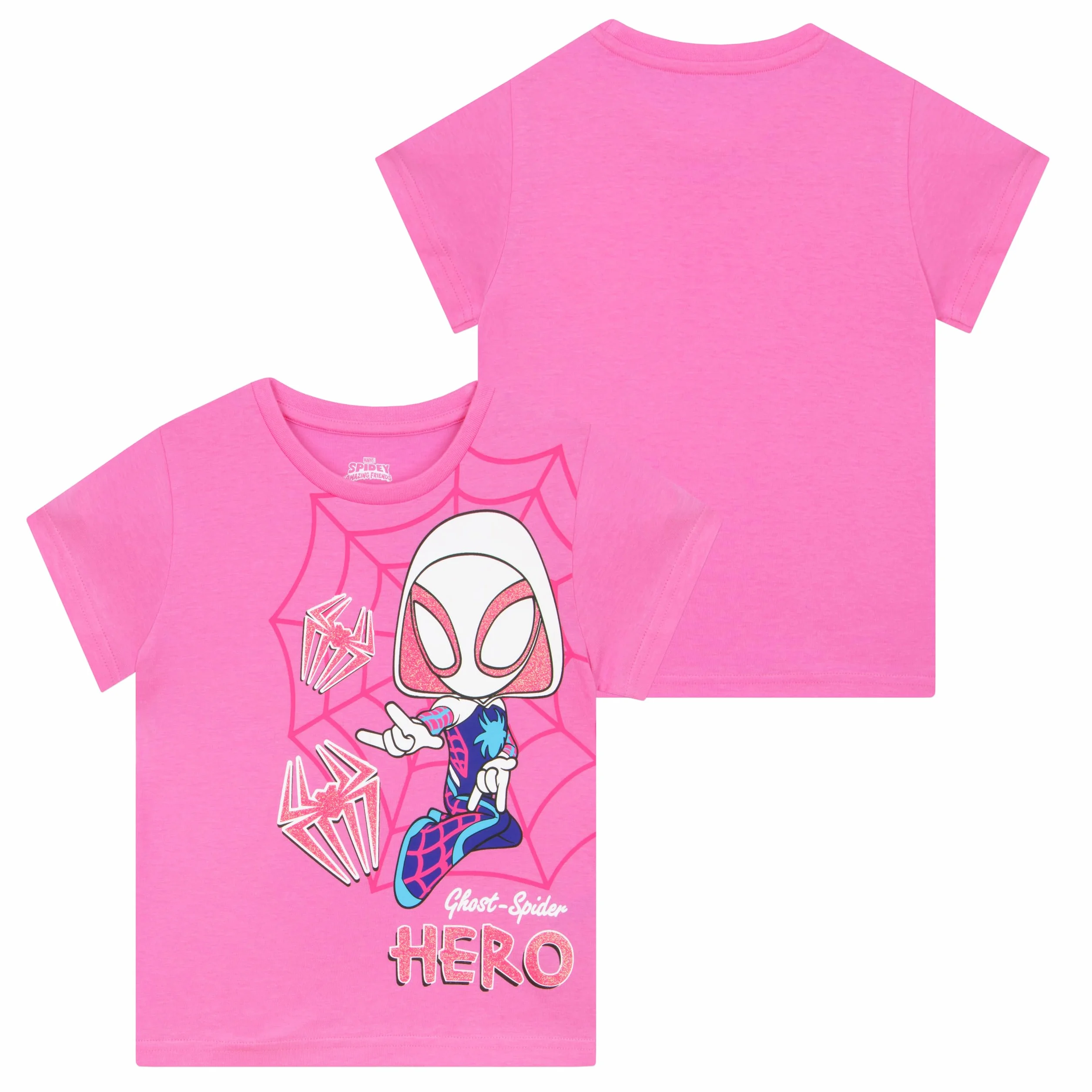 Marvel Spider Gwen Koszulka Dla Dziewczyn | Letnie Koszulki Dla Dziewczynek | Ubrania z Serii Spidey i Jego Niesamowici Przyjaciele