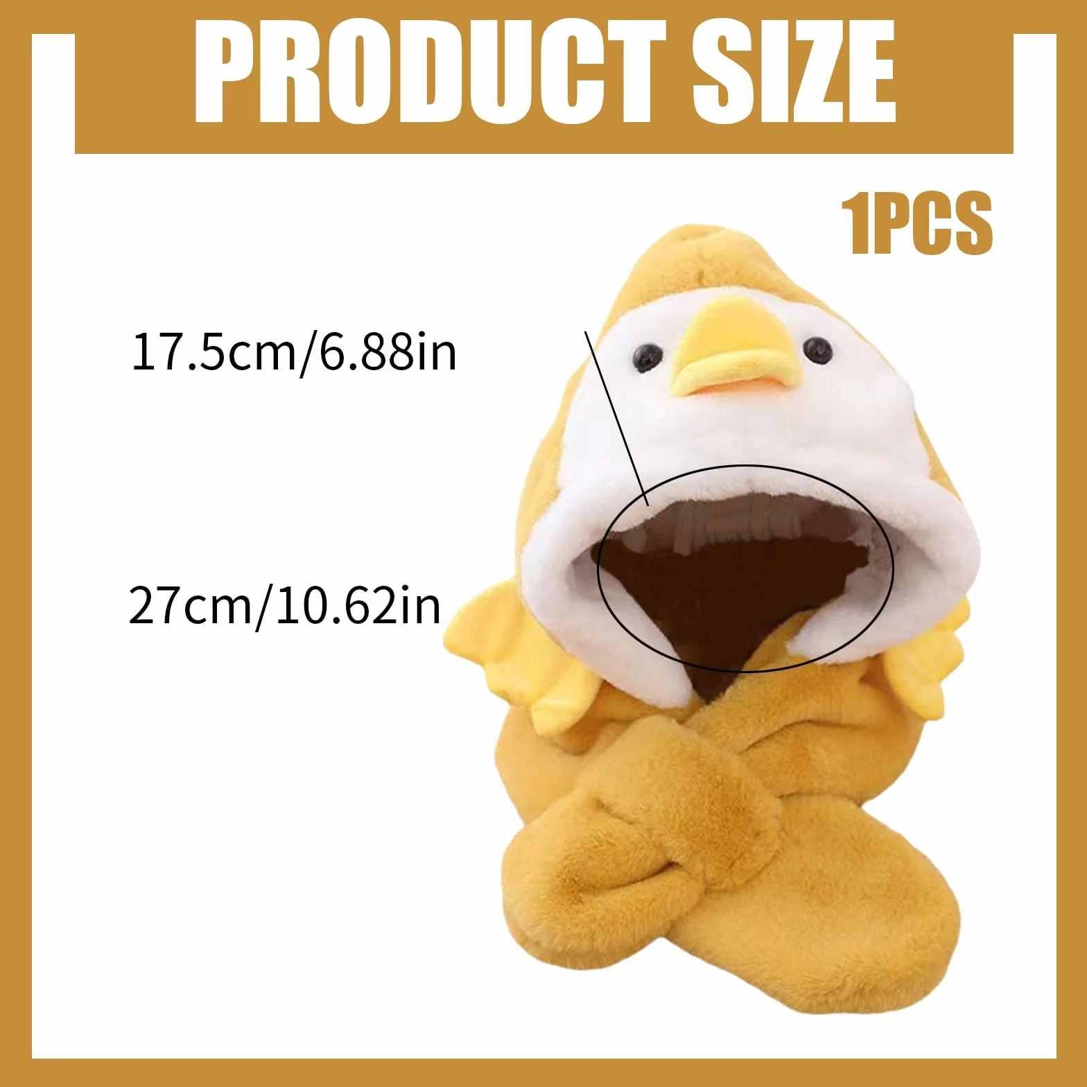 PLUSHCEWT Zestaw szalików z kapturem 2 w 1, dla dzieci, zimowy, ciepły kapelusz, szalik, urocze dziewczyny, chłopcy, czapki, szalik, zima, pluszowe szaliki z kapturem, akcesoria pogodowe, dla dziecka,