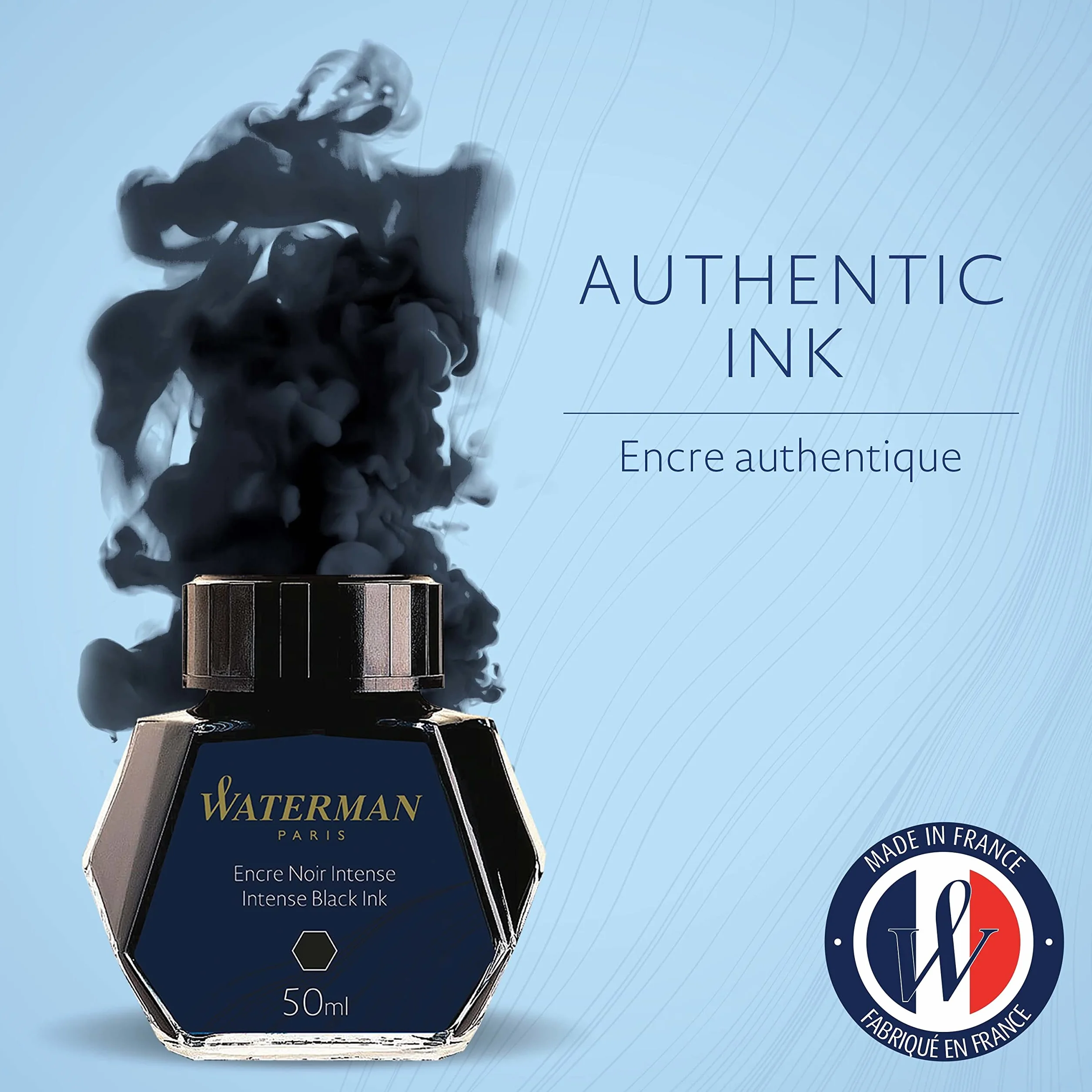 Waterman S0110710 Atrament, Czarny, 50 ml