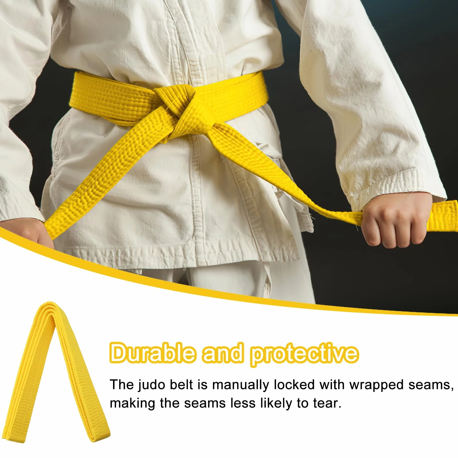 260 cm akcesoria do sportów walki, pasek taekwondo, pasek judo karate, pasek do karate, karate, judo, taekwondo, profesjonalny pasek do karate aikido dla dzieci i dorosłych, pas do sportów walki