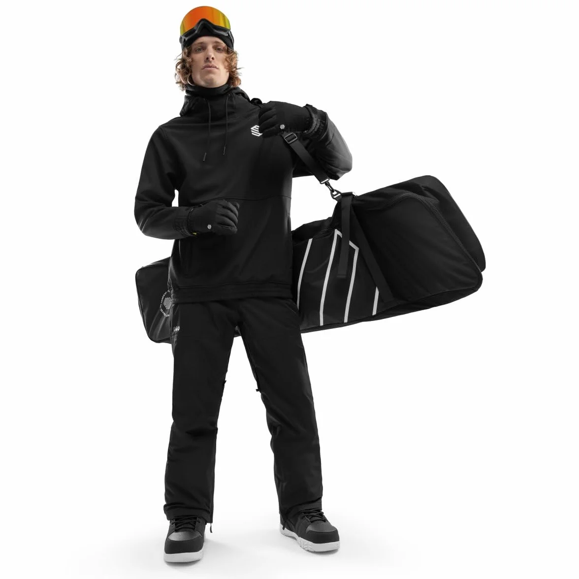 SIROKO - Kurtka Snowboardowa Siroko W1 Skywalk - XXS - Czarny