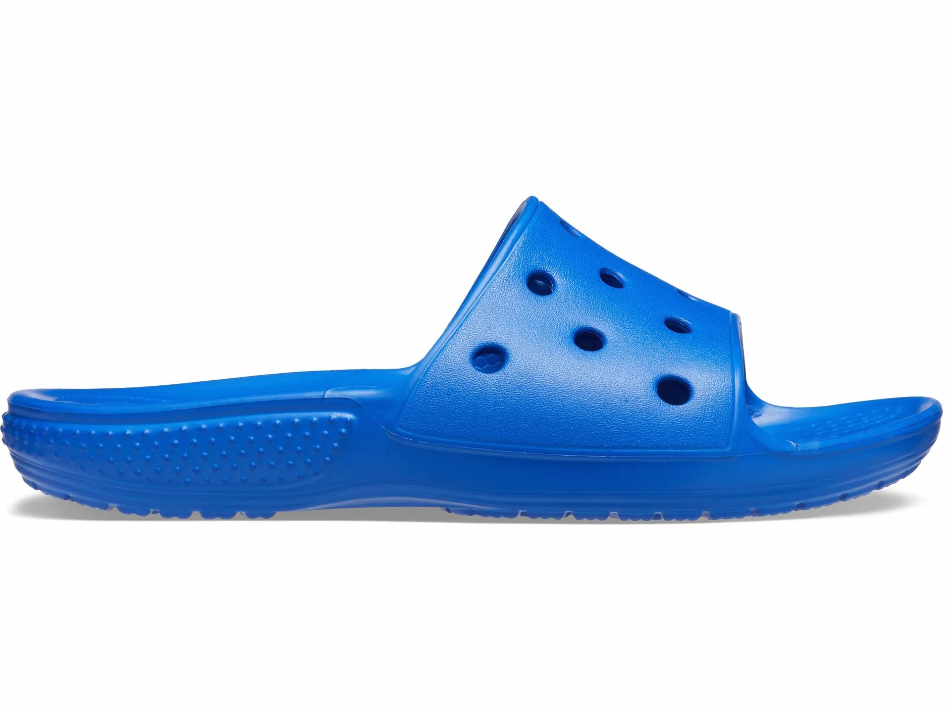 Crocs Mixed Kids Classic Crocs Slide K chodot, niebieska śruba, 30/31 EU, Niebieska śruba, 30-31 EU