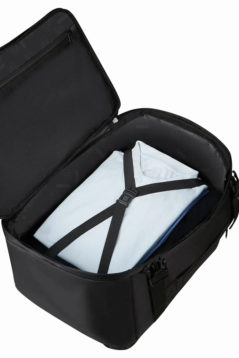 American Tourister Urban Track - Torba podręczna Ryanair 25 x 20 x 40 cm, 24.5 L, 0.50 kg, Bagaż podręczny, Plecak samolotowy S Underseater, Czarny asfaltowy