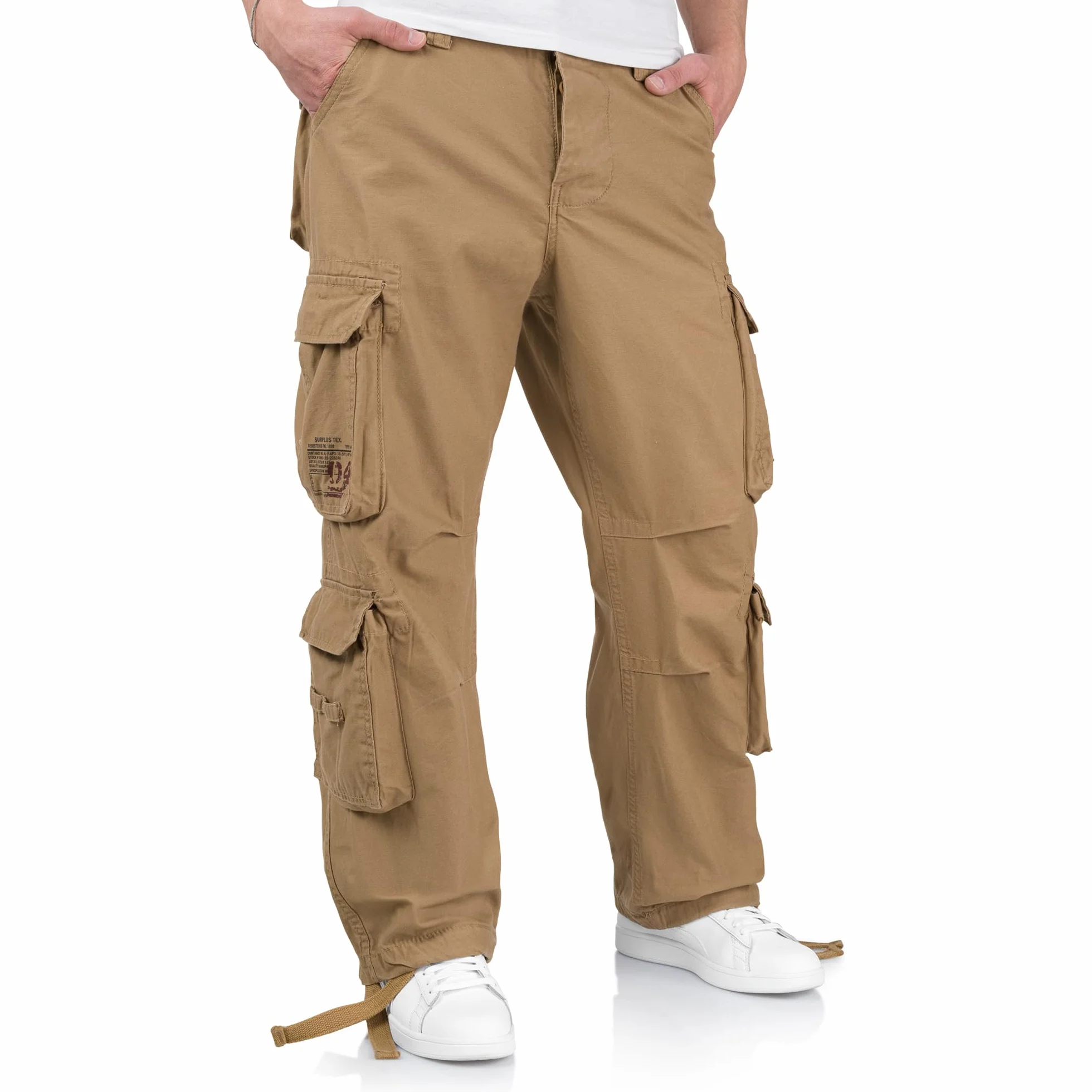 Surplus Raw Vintage Airborne Męskie Spodnie Cargo