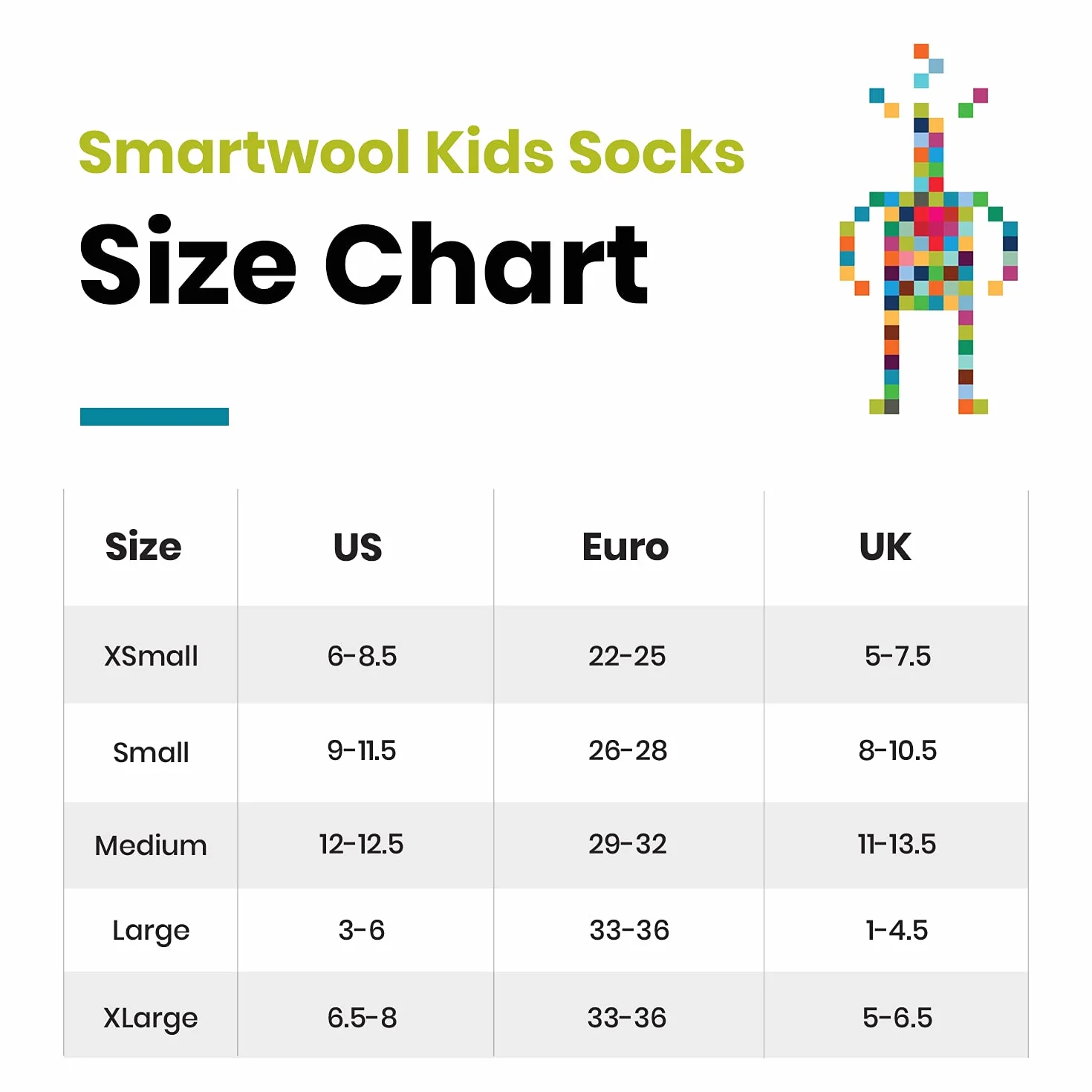 Smartwool Dziecięce skarpety z pełną poduszką Uniseks - dzieci Kids' Hike Full Cushion Crew Socks (1 w zestawie)