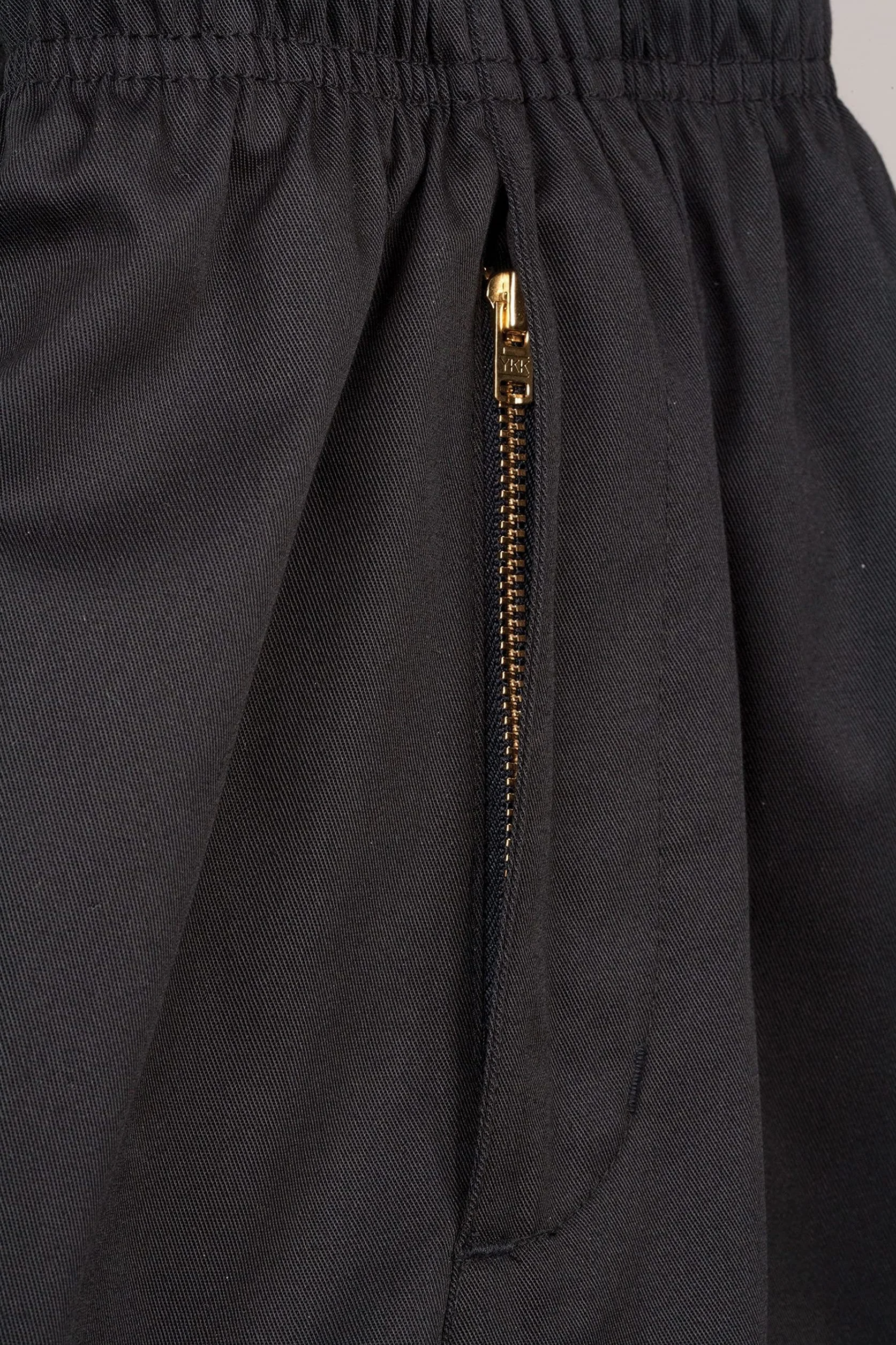 Chef Works Essential Baggy Zip-fly Chef Pants - Essential Baggy Zip-Fly: czarny Mężczyźni