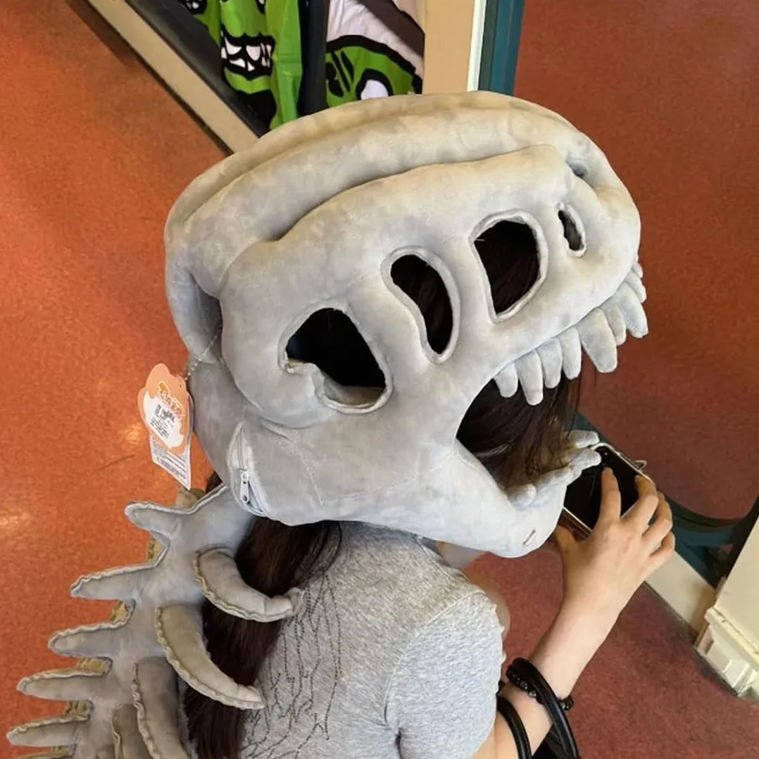 Realistyczny Pluszowy Kostium Szkieletu Dinozaura,Zestaw Kostiumów Szkieletu, ostium cosplay, kostium na Halloween, kostium na całe ciało,Kostium na imprezę,Na urodziny,Imprezę