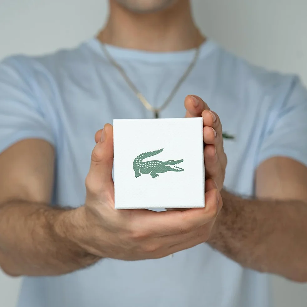 Lacoste Analogowy zegarek kwarcowy dla kobiet z białą silikonową bransoletką - 2001063, biały, Unique size, pasek