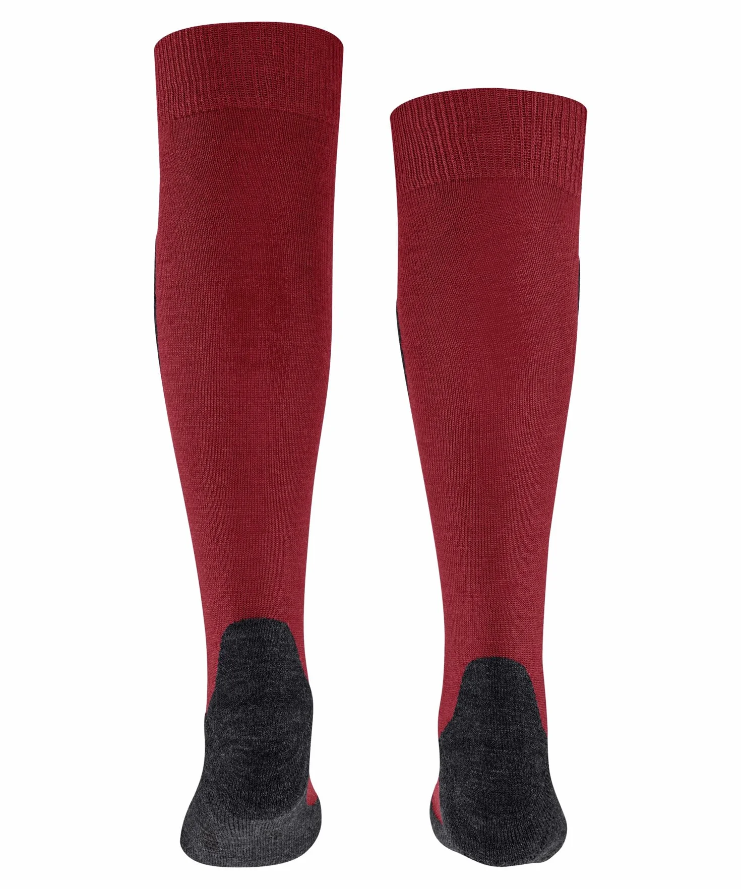 FALKE Uniseks - dzieci Skarpety narciarskie Active Ski K Kh Wełna ciepłe grube 1 Para, Czerwony Lipstick 8000, 31-34