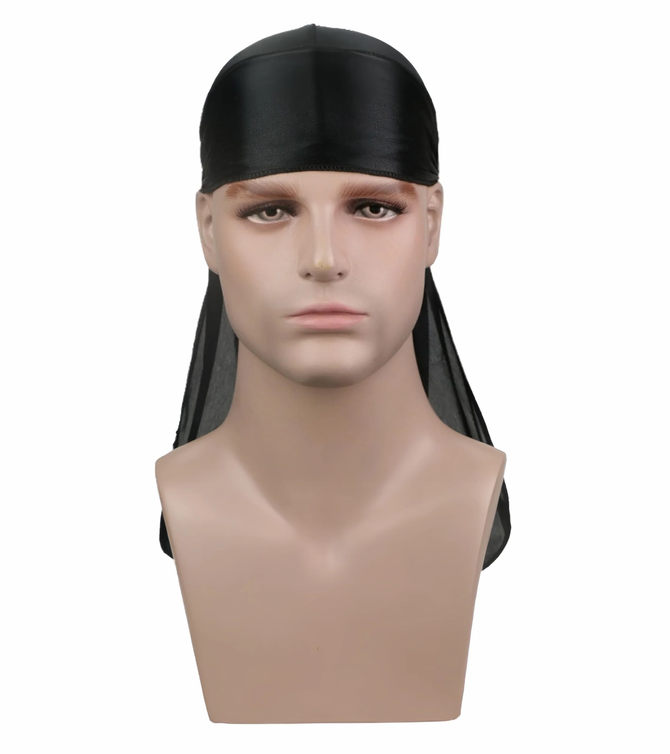 Proumhang Długi Ogon Durag,Opaska na Głowę Unisex Durag 360 Waves,Kapelusz Turban,Szerokie Paski,Bandana Piracka,Codzienna Dekoracja Hip-Hopowa dla Kobiet i Mężczyzn