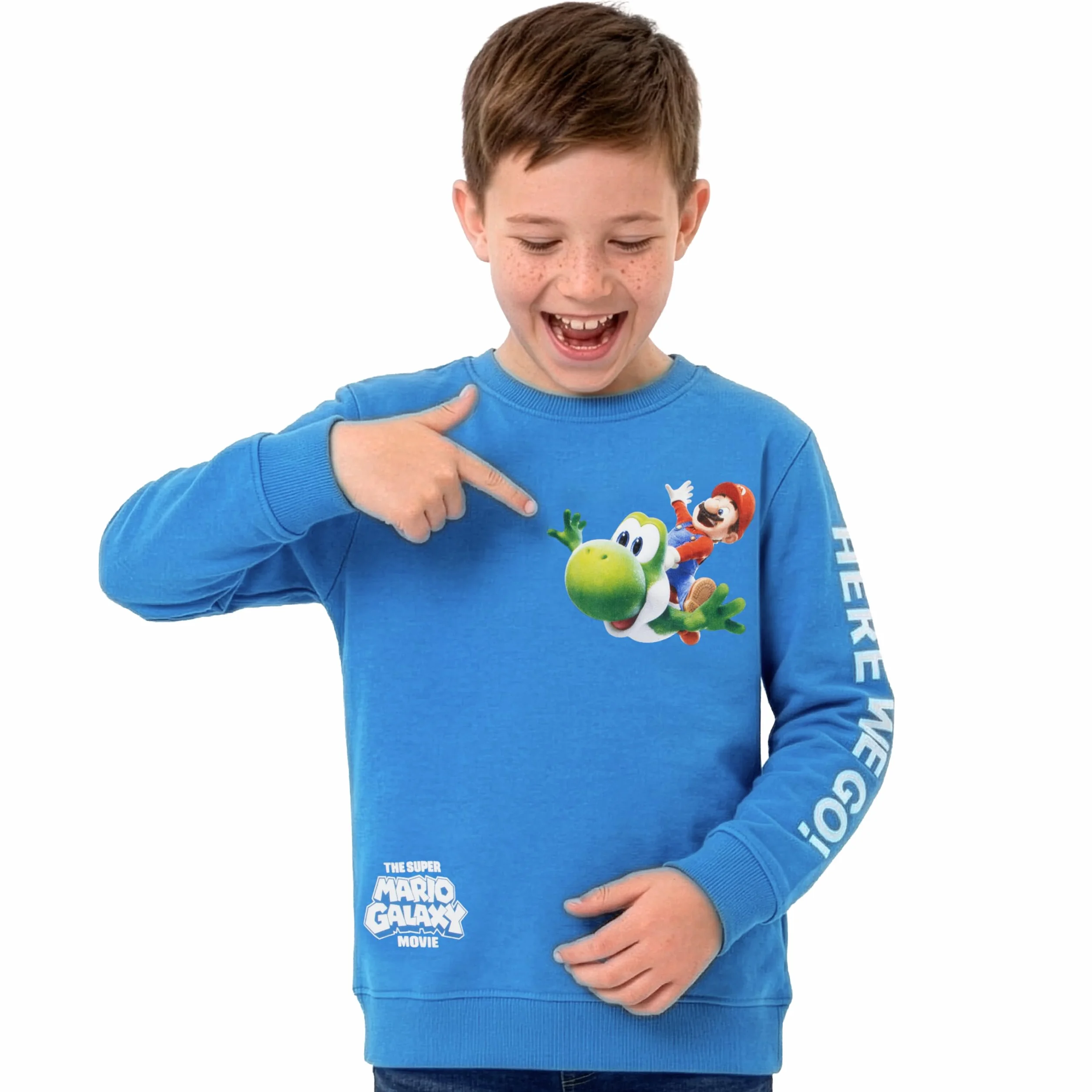 Super Mario Galaxy Film Sweter Chłopięcy, Bluza Chłopięca, Swetry Dla Dzieci