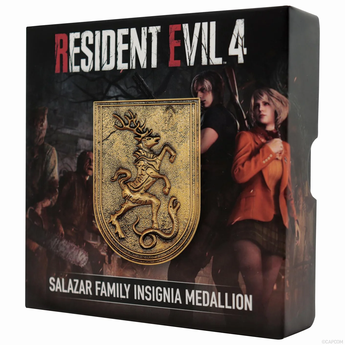 FaNaTtik Resident Evil 4 Herbarium Rodziny Salazar Kolekcjonerski Metalowy Medalion