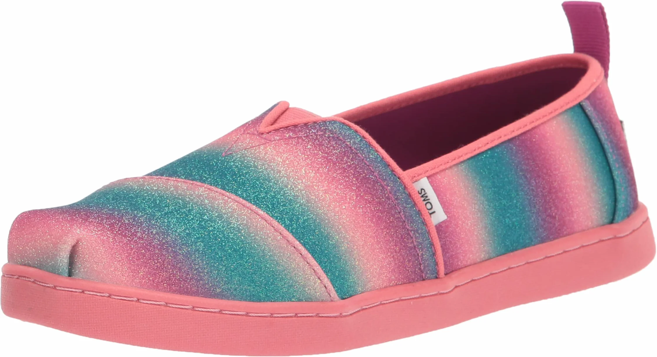 TOMS Dziewczynki Glitter AlpargataMokasyny