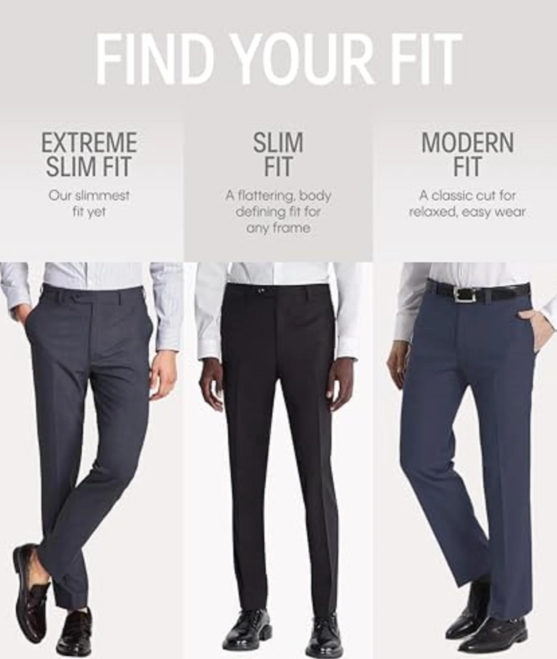 Calvin Klein Zestaw męskich spodni do garnituru biznesowego Jerome
