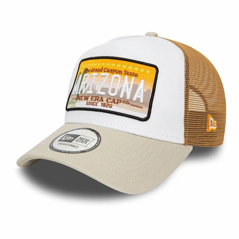 New Era Czapka Trucker State PatchEra Kobiety/Mężczyźni - curved brim cap baseball tirowca Snapback, Z daszkiem Zima Jesień Wiosna Lato