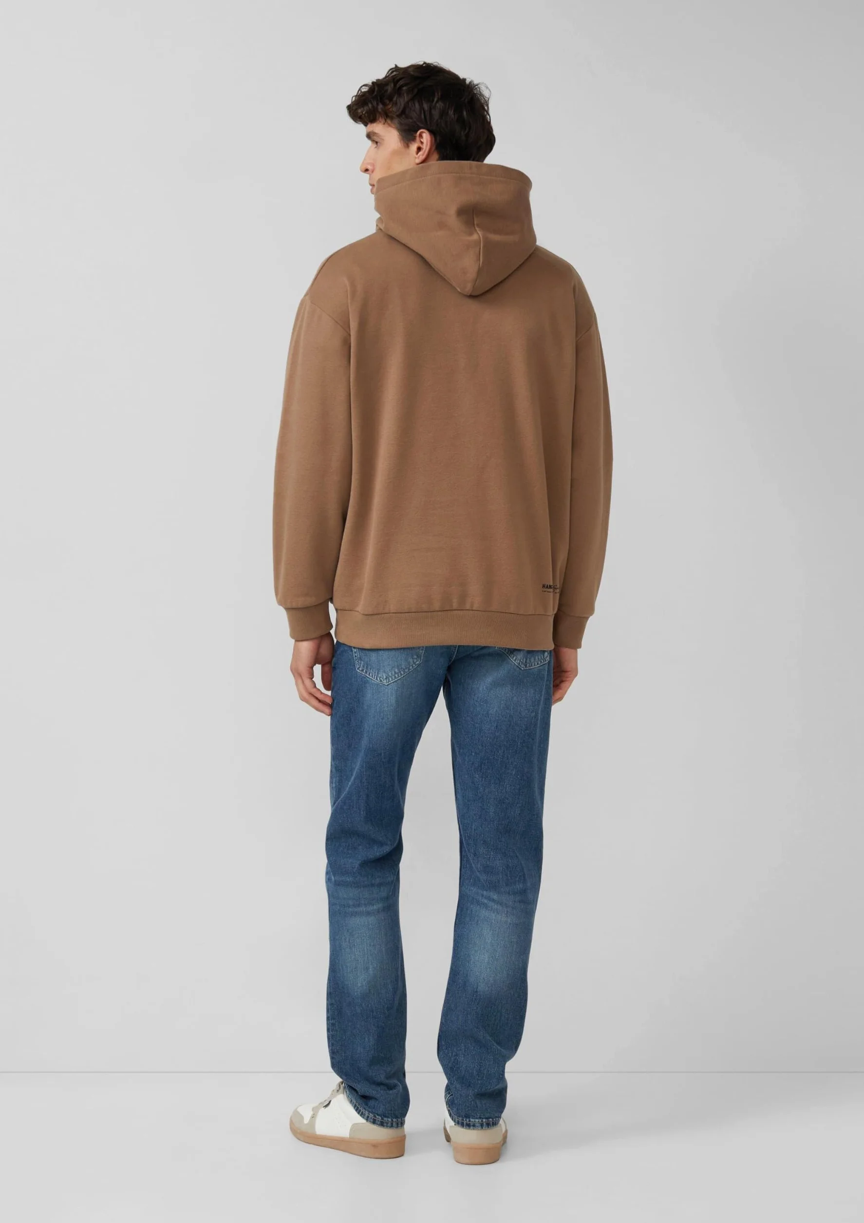 s.Oliver Bluza z kapturem i grafiką Peanuts® Mężczyźni 2172540